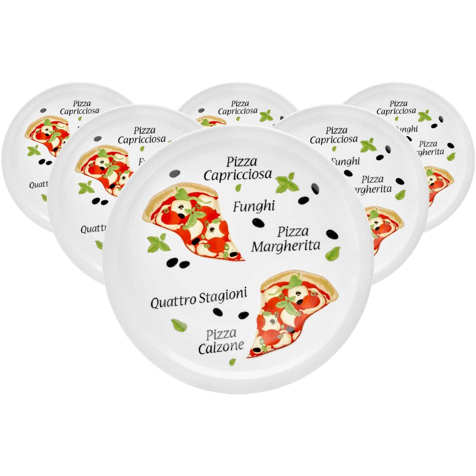 Van Well Pizzateller Margherita ø 30,5 cm 6er Set