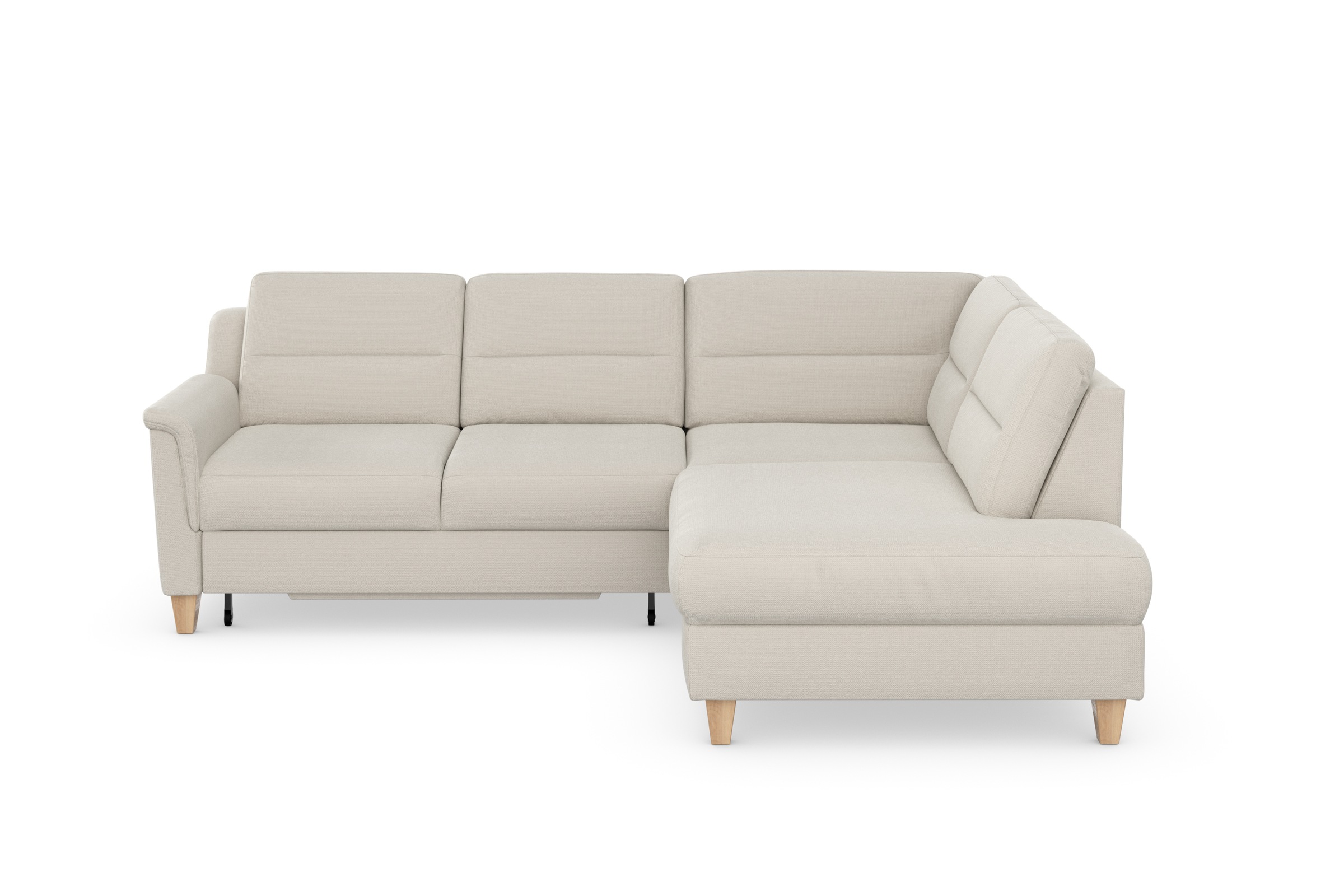 sit&more Ecksofa »Farö L-Form«, inklusive Federkern, wahlweise mit Bettfunktion und Bettkasten