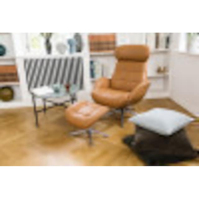 FLEXLUX Relaxsessel »Relaxchairs Chester«, Rücken- & Kopfteilverstellung,  drehbar, Fuß Alu bequem bestellen