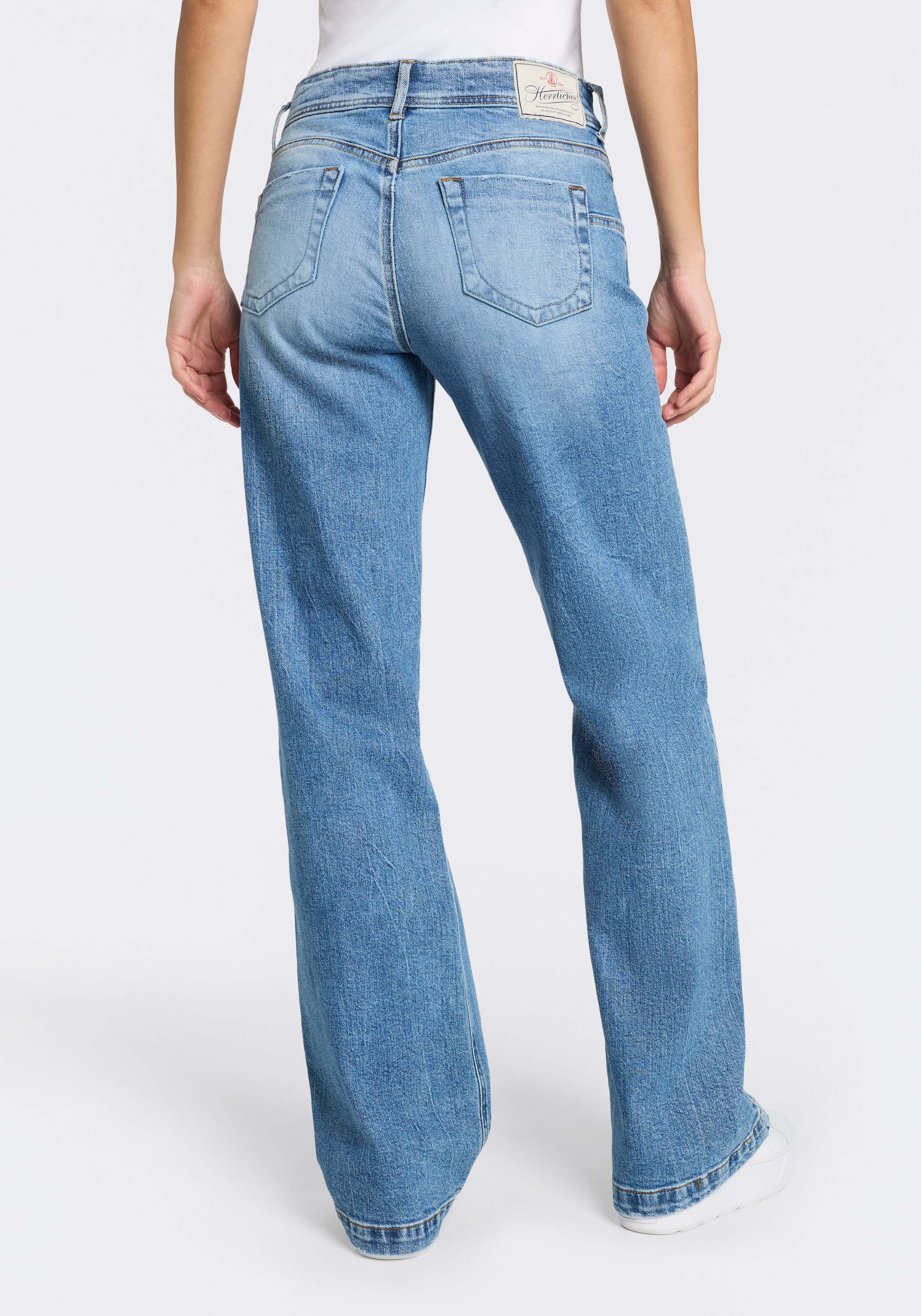 Herrlicher Straight-Jeans »Edna Denim« Straight Fit, High Waist