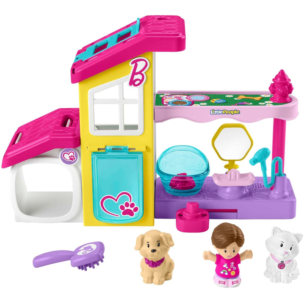 Fisher-Price® Lernspielzeug »Little People Tierstation Spielset mit 3 Figuren«