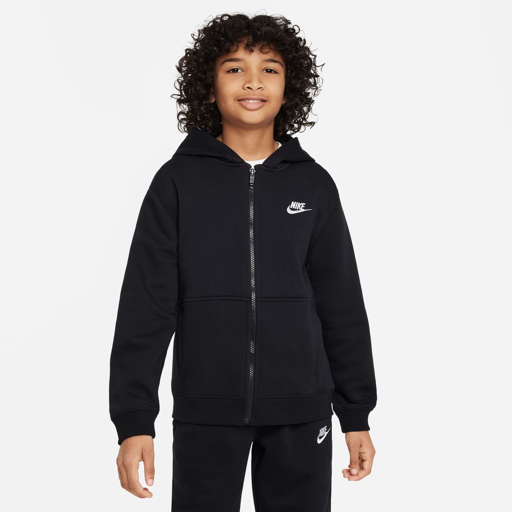 Nike Sportswear Trainingsanzug »CLUB FLEECE BIG KIDS' FULL-ZIP TRACKSUIT«