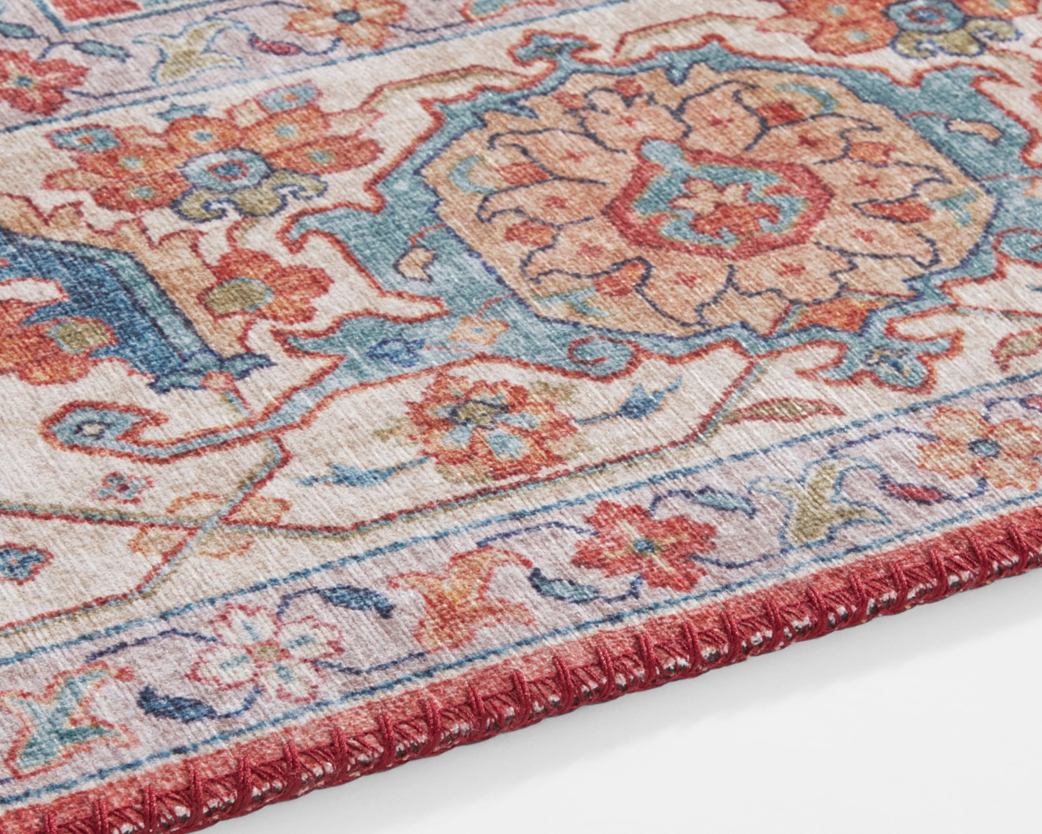 NORTHRUGS Teppich »Sylla«, rechteckig, 5 mm Höhe, Orientalisch, Läufer, Vintage, Wohnzimmer, Schlafzimmer, Esszimmer