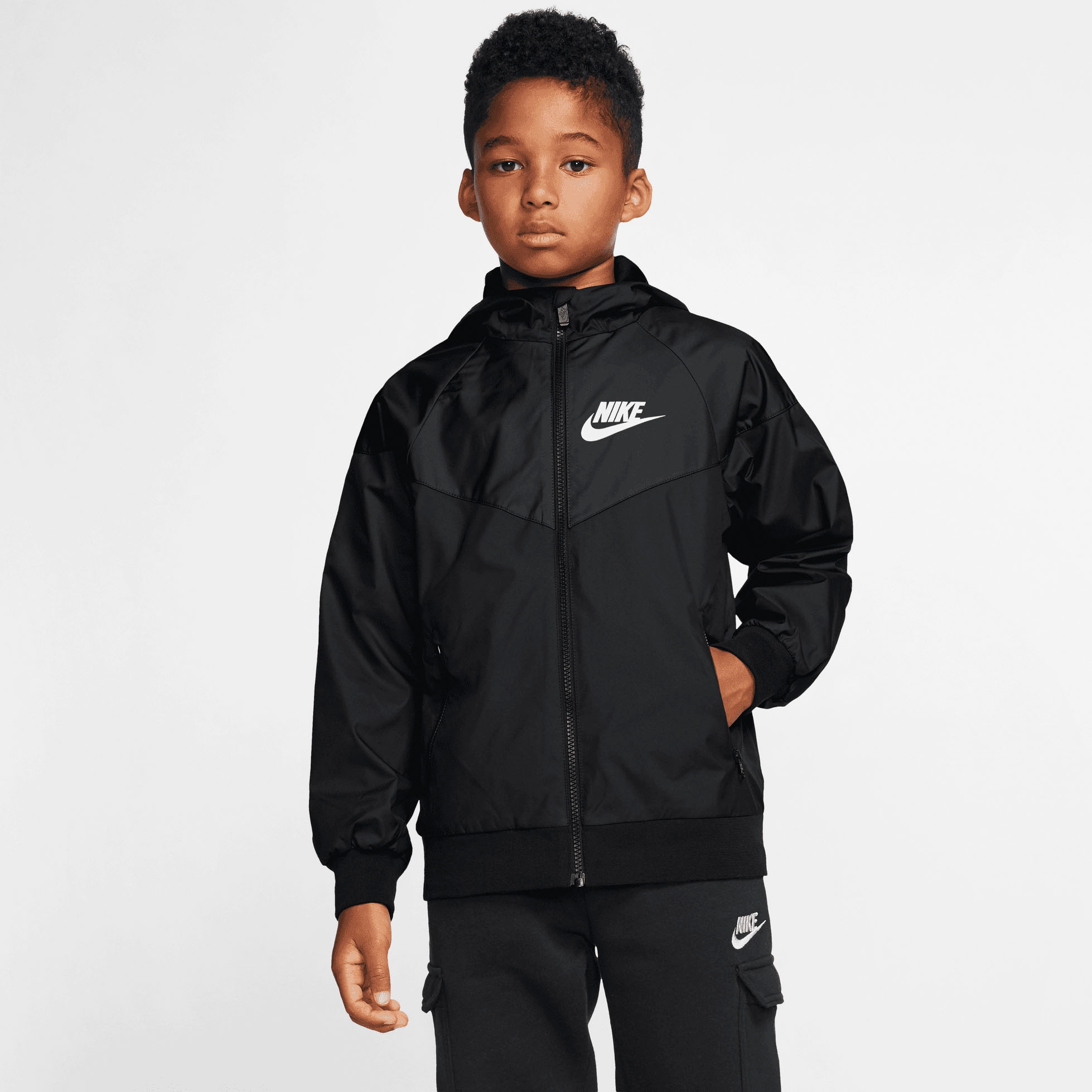 Outlet-Besonderheit Nike Sportswear Sweatjacke (Boys\') Big »Windrunner ♕ bei Kids\' Jacket«