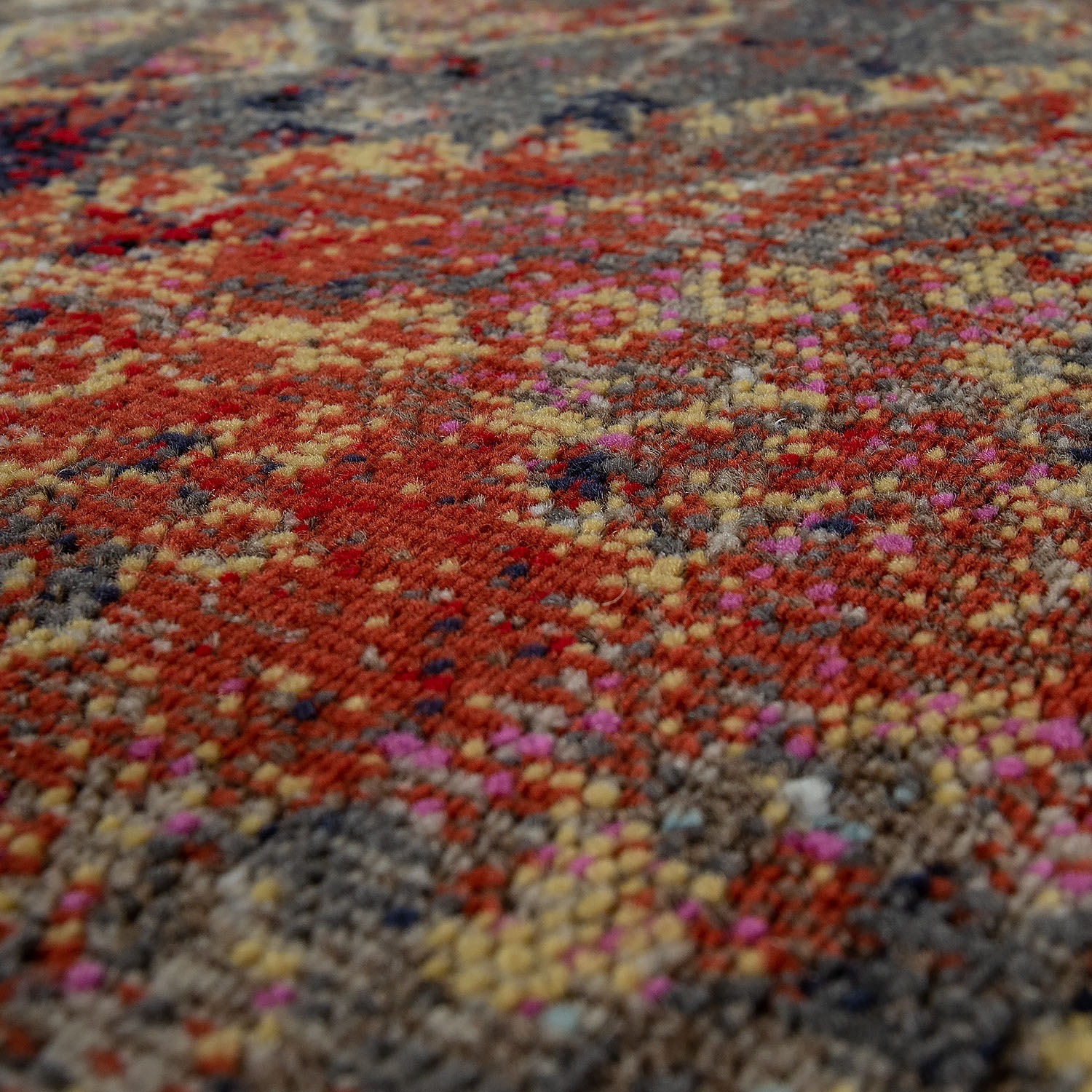 Paco Home Teppich »Artigo 432«, rund, 4 mm Höhe, Kurzflor, Orient-Optik, Vintage Design, In- und Outdoor geeignet
