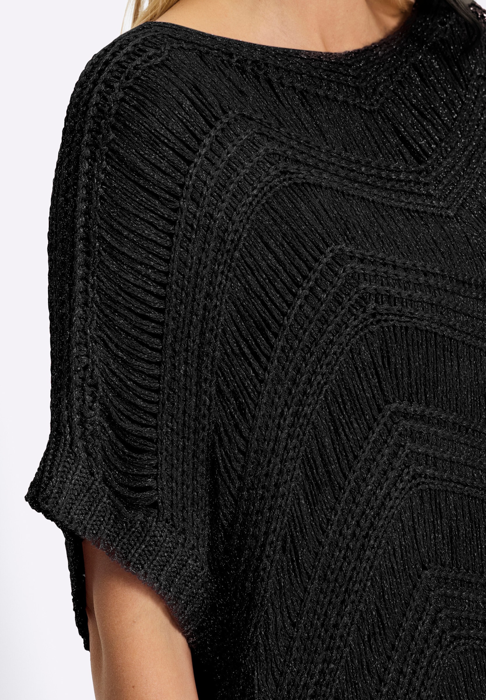 heine Strickpullover »Pullover Oversize-Pullover mit Glanzgarn«