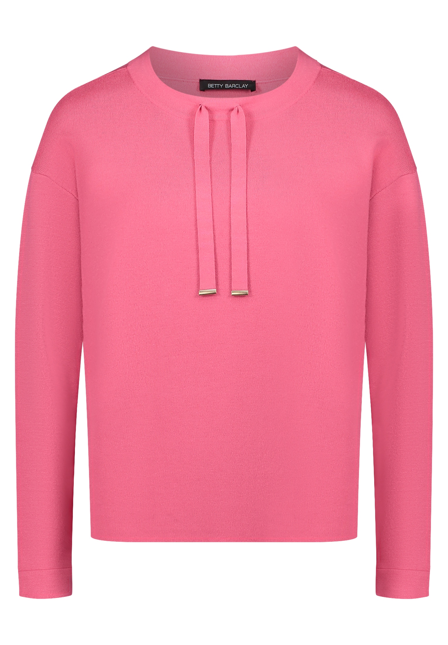 Betty Barclay Rundhalspullover »Feinstrickpullover mit Seitenschlitzen«