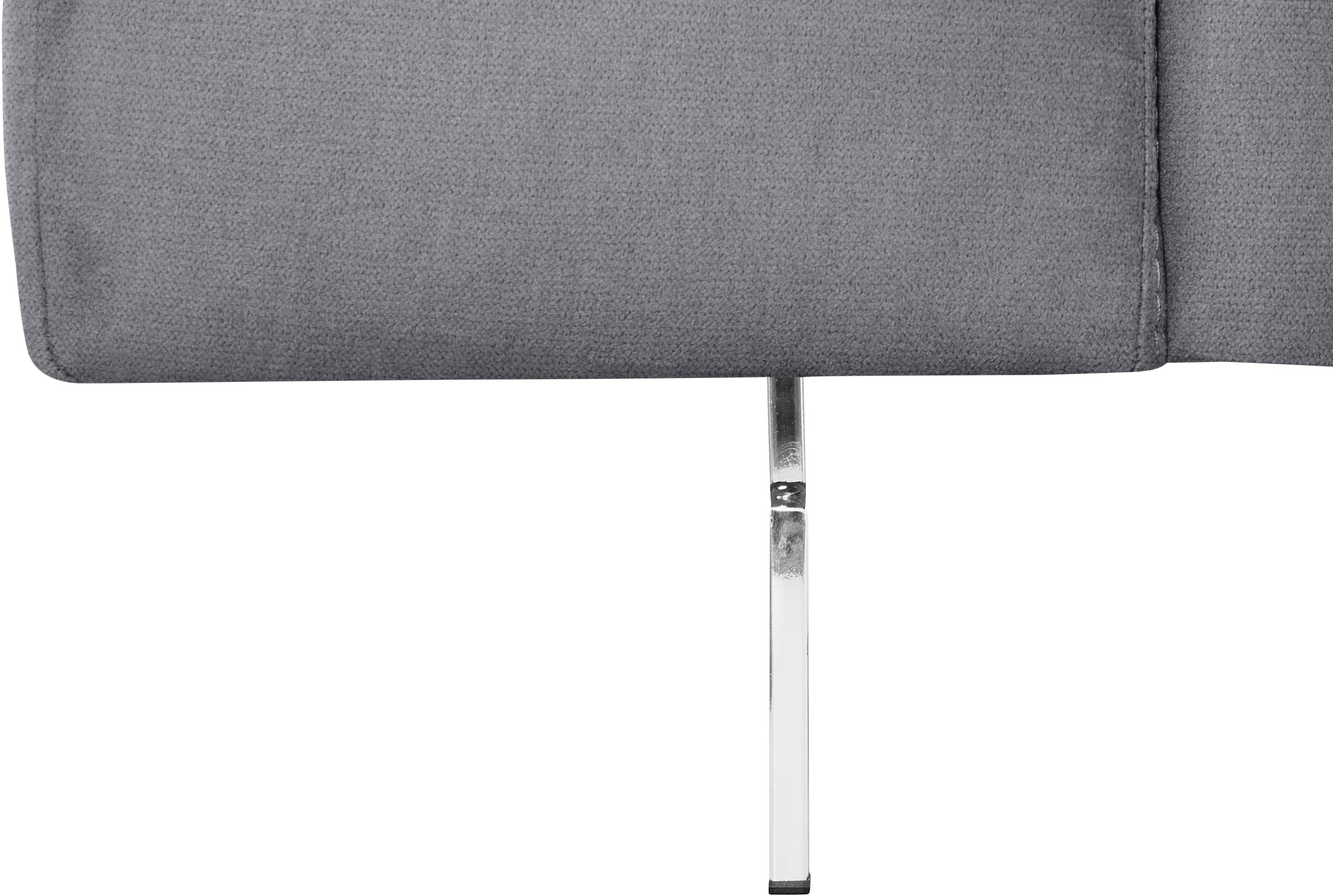 COTTA 3-Sitzer »Chef«, Big-Sofa mit Kopfteilverstellung, edle Metallkufen