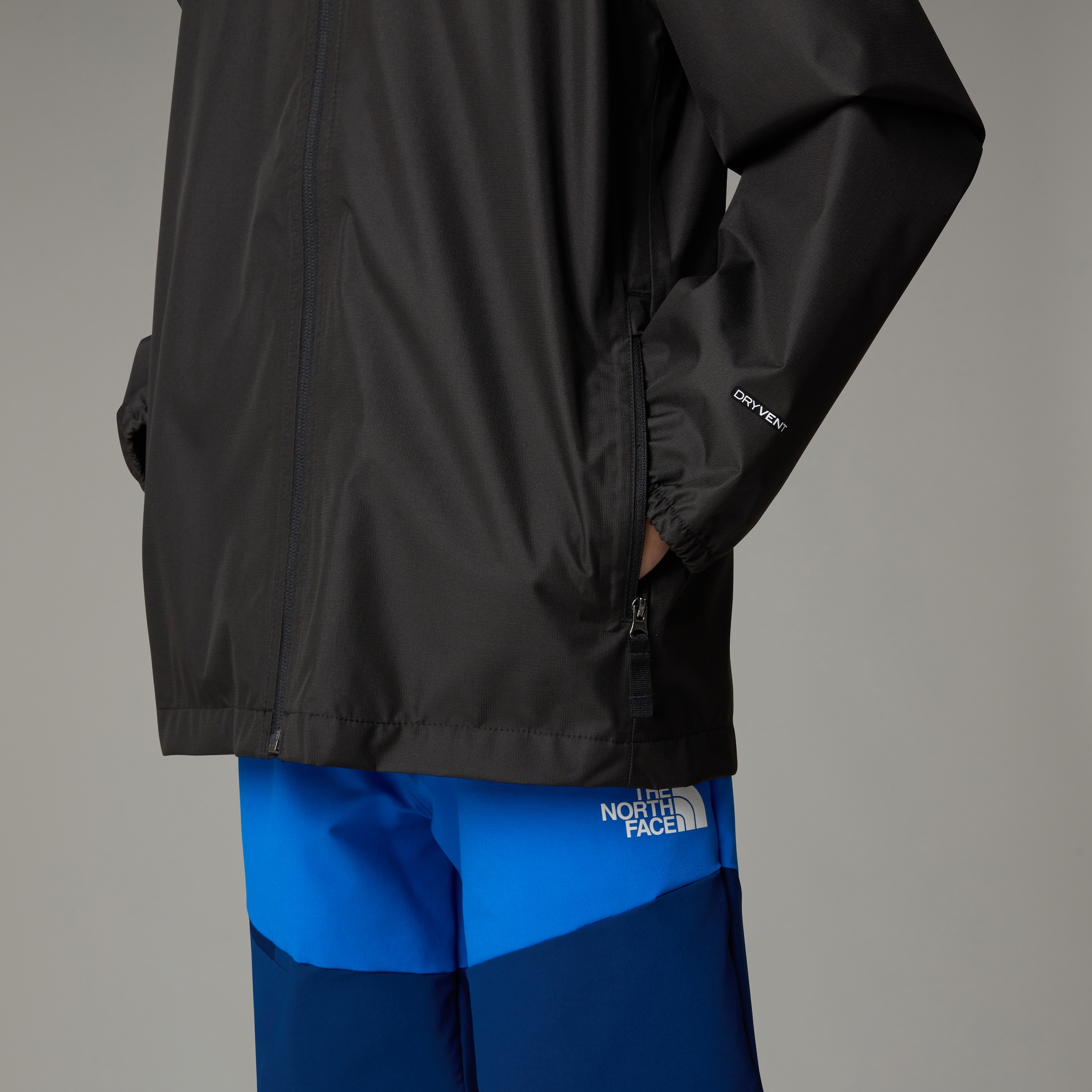 The North Face Regenjacke »TEEN ZIPLINE RAIN JACKET«, (1 St.), für Kinder