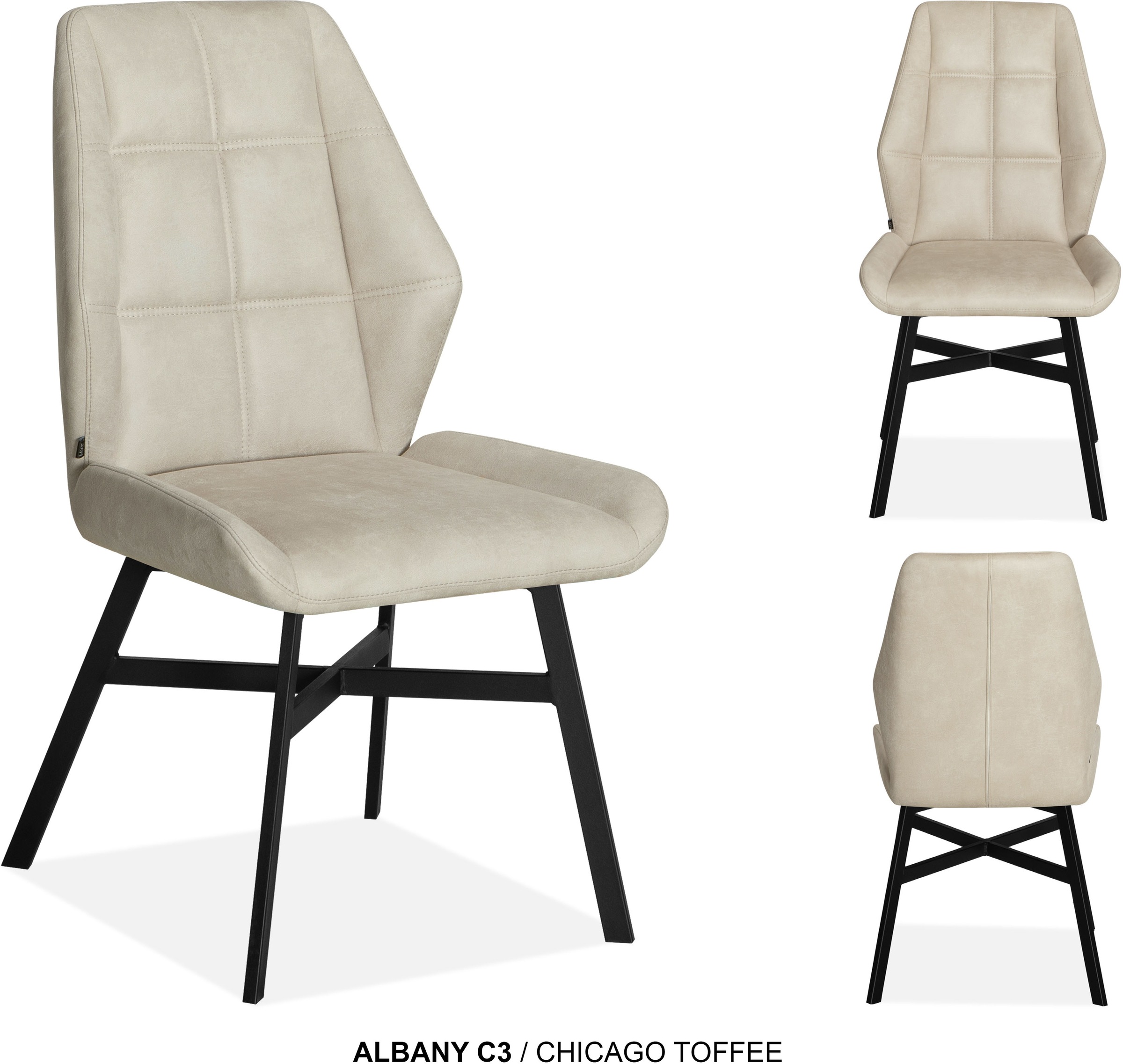 OMG Design Esszimmerstuhl »Albany« (Set) 1 Stk.Esszimmerstuhl, pflegeleichter Bezug