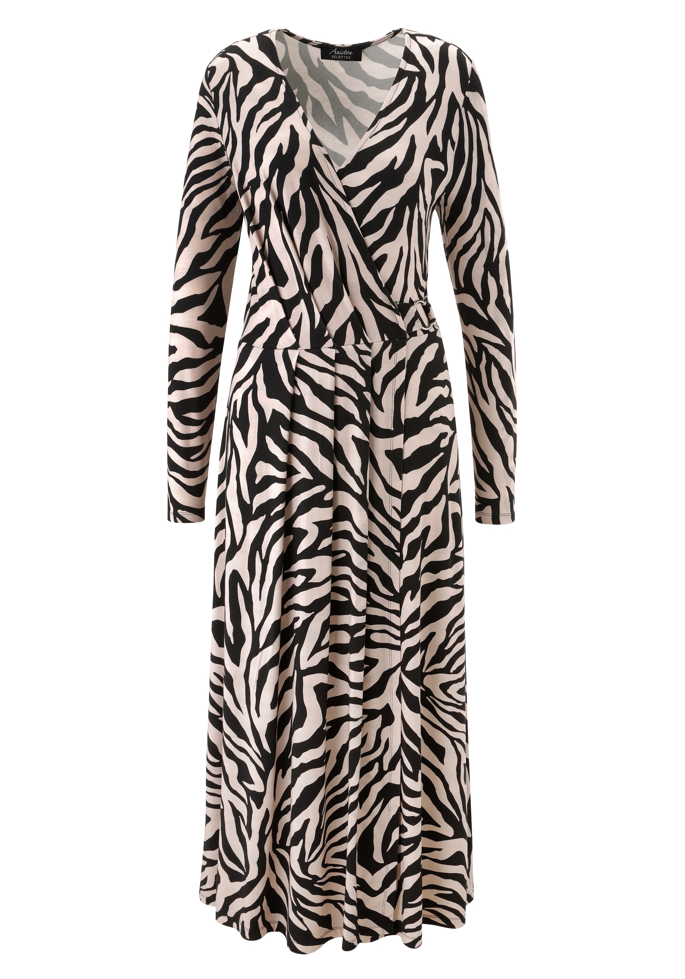 Aniston SELECTED Jerseykleid mit seitlichen Zierring in der Taille - NEUE KOLLEKTION