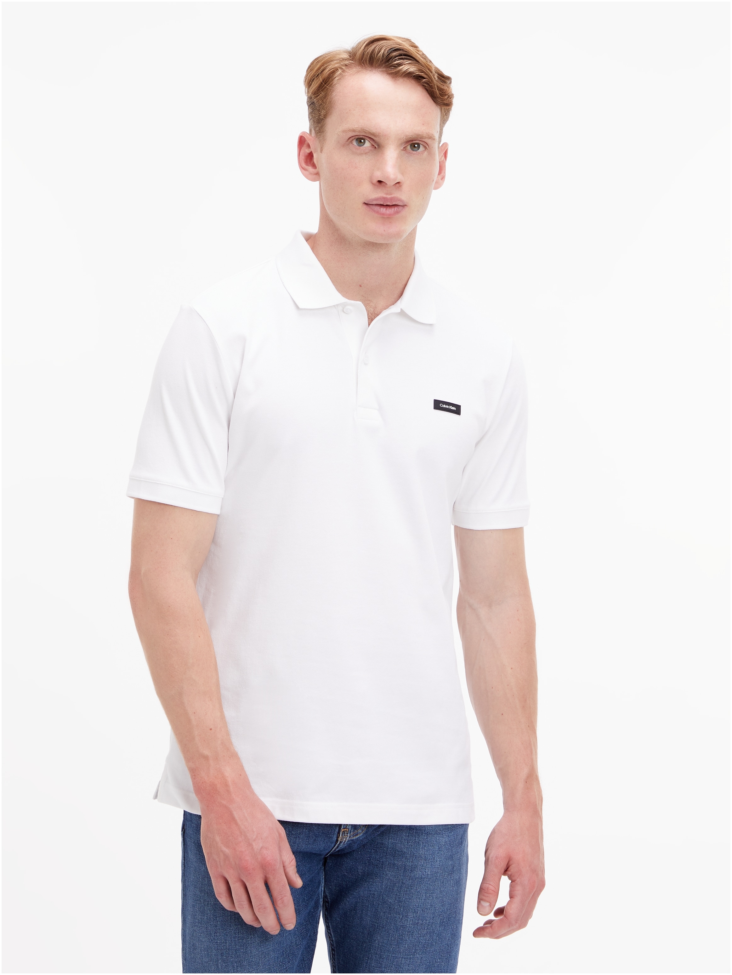 Calvin Klein Poloshirt, mit Calvin Klein Logo auf der Brust