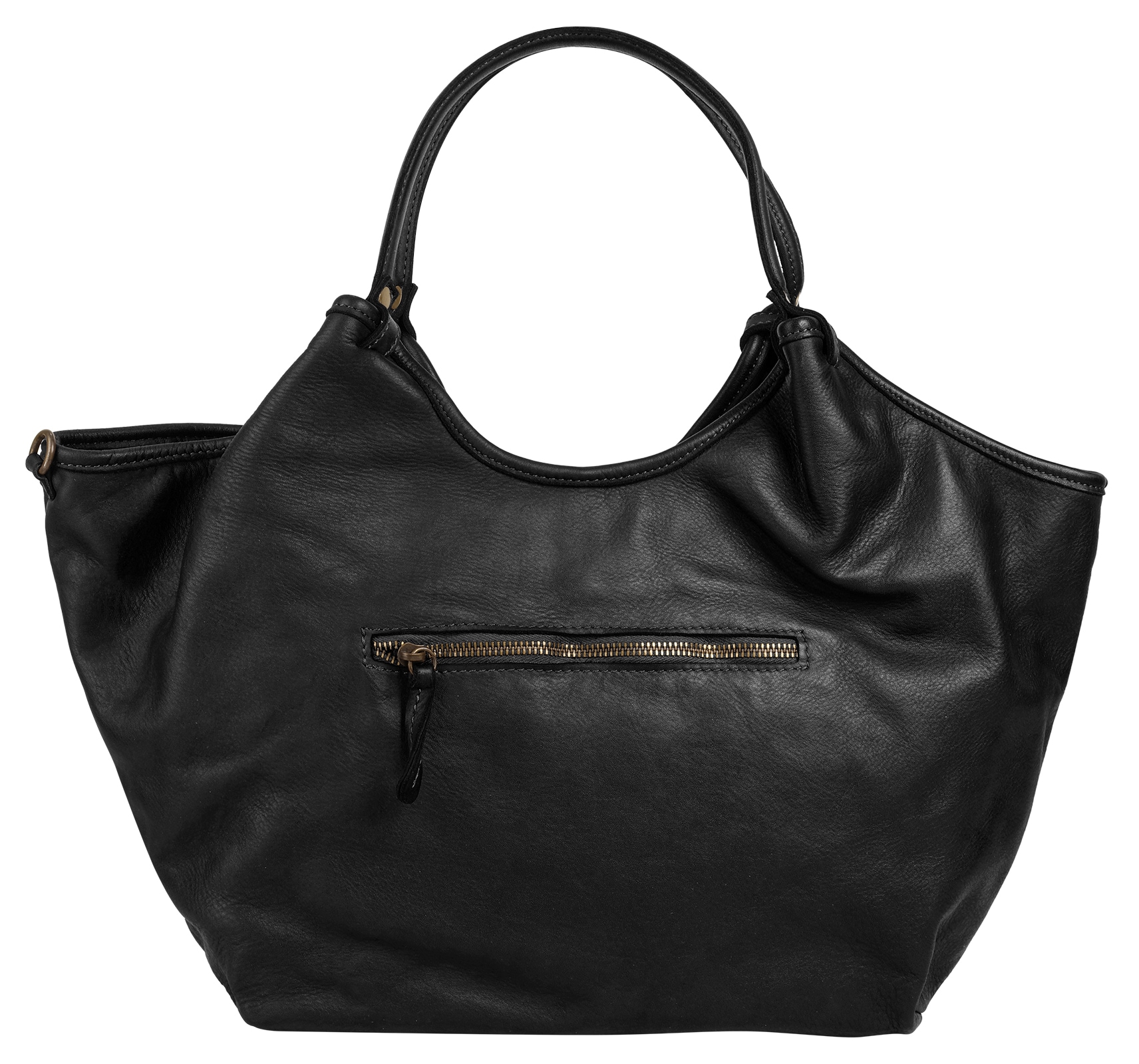 Samantha Look Henkeltasche, echt Leder, Made in Italy