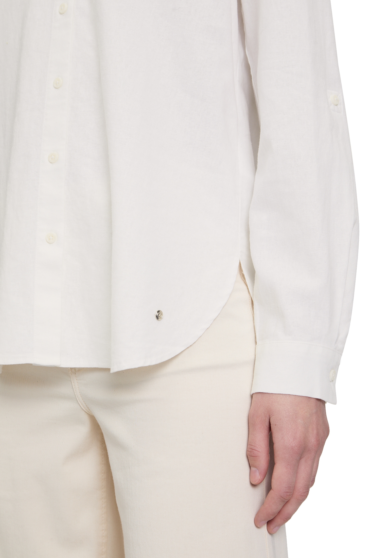 Betty&Co Klassische Bluse »Leinenbluse langarm«
