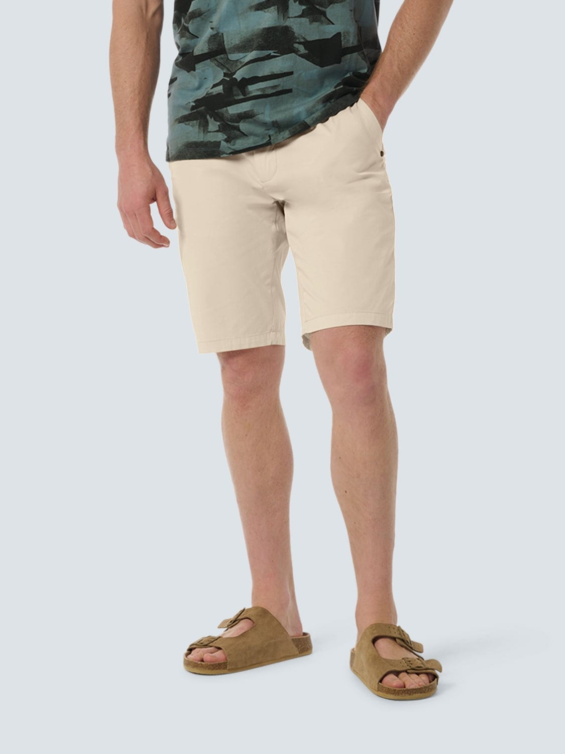 Bermudas, mit Bindeband