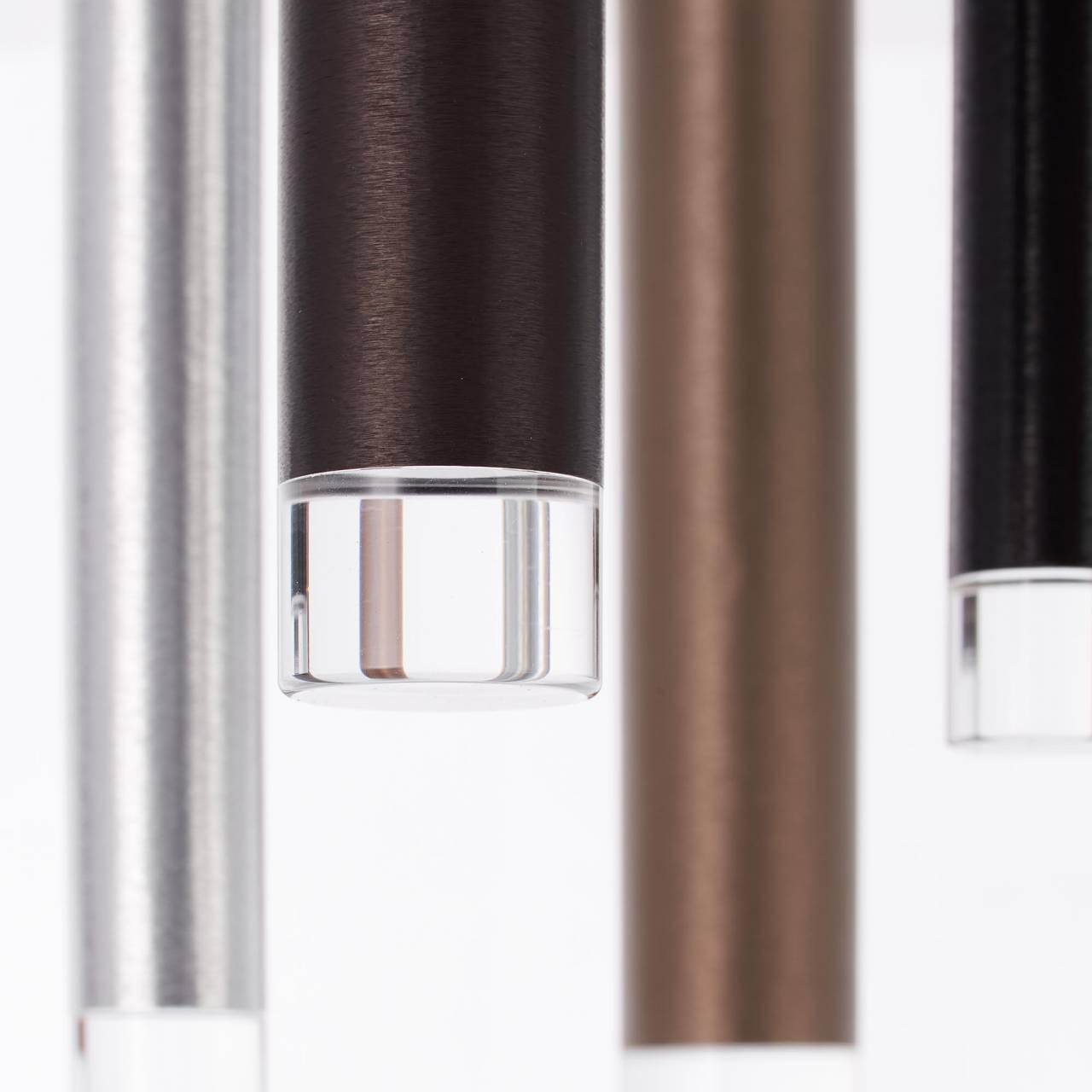 Brilliant Deckenleuchte »Cembalo« LED-Modul 1 Stk. Warmweiß LED Deckenlampe 7flg braun/Kaffee