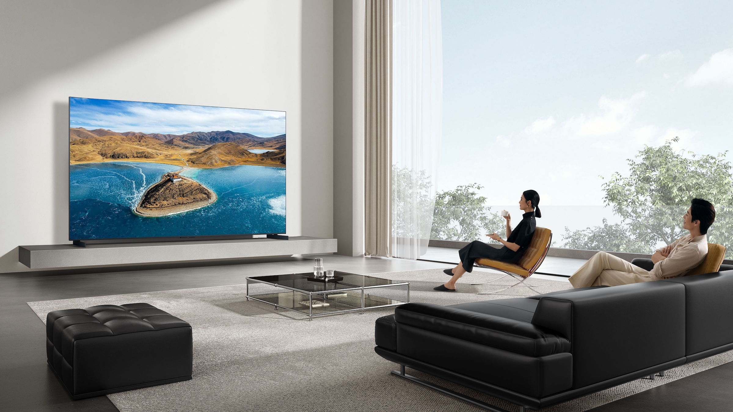 TCL Mini-LED-Fernseher »85RM9LX1« 215 cm/85 ″ Smart-TV Apple Airplay 2, 6.000 nits HDR, Audio von Bang & Olufsen