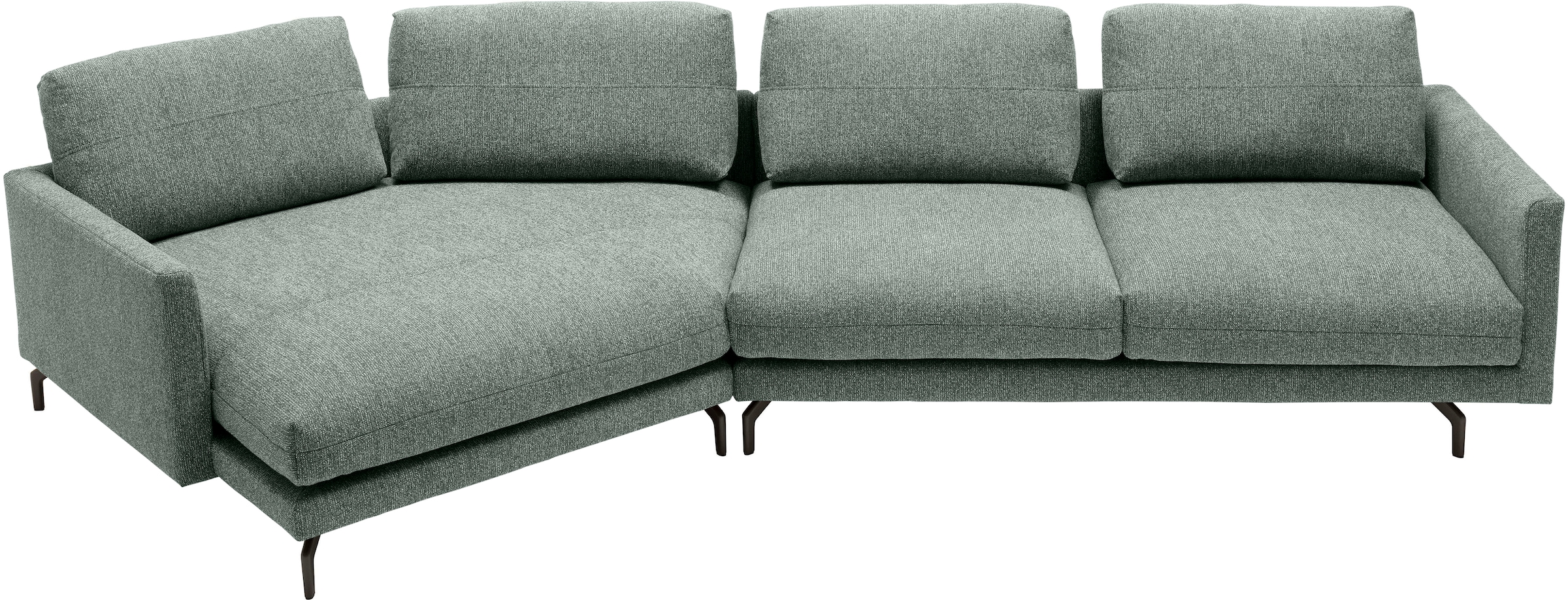 Creation BY ROLF BENZ Wohnlandschaft »CR.414 mit Kuschelecke für Wohlfühlkomfort« Wahlweise aus Leder oder Chenille