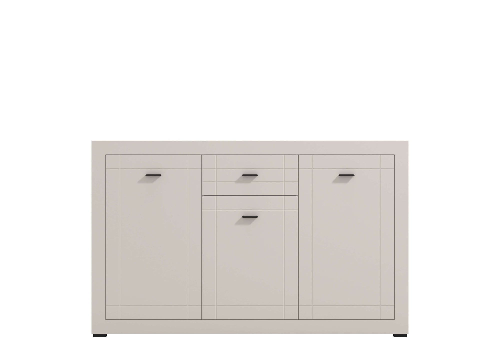 Home affaire Sideboard »Warwick Kombikommode, Schrank, Schubladenkommode« Modernes Sideboard: Kaschmir, 3 Türen & 1 Schublade, Heißfolienprägung