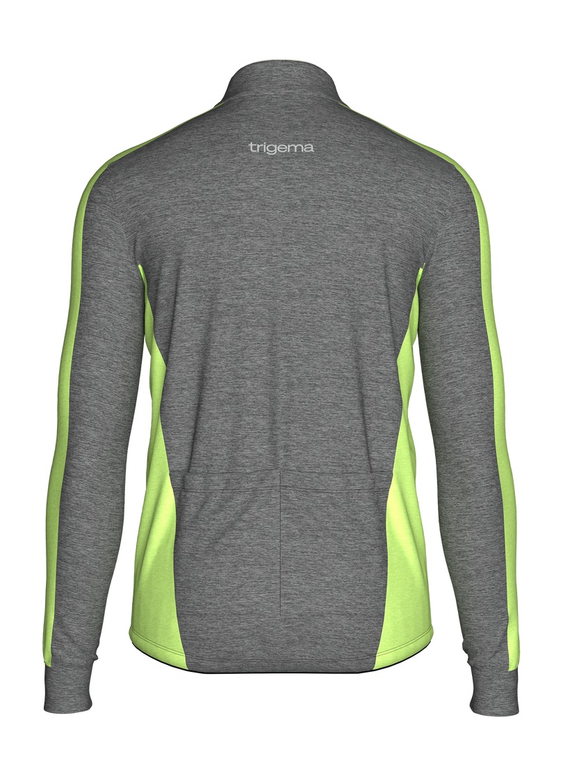 Trigema Trainingsjacke »TRIGEMA Fahrradjacke mit kontrastfarbigen Elementen« 1 Stk. tlg.