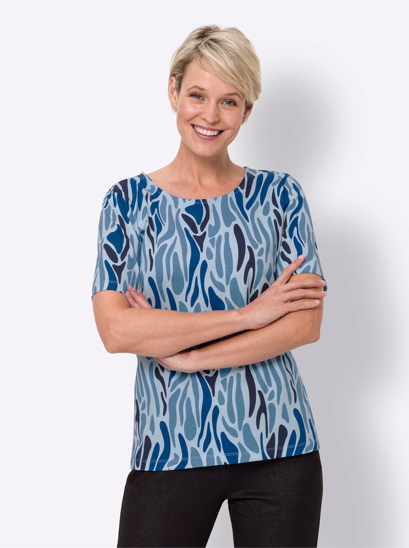 Classic Basics Rundhalsshirt »Rundhals-Shirt« 1 Stk.