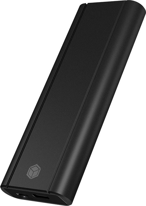 ICY BOX Festplatten-Gehäuse »ICY BOX externes M.2 NVMe Gehäuse USB 3.2 Type-C/Type-A« Aluminium