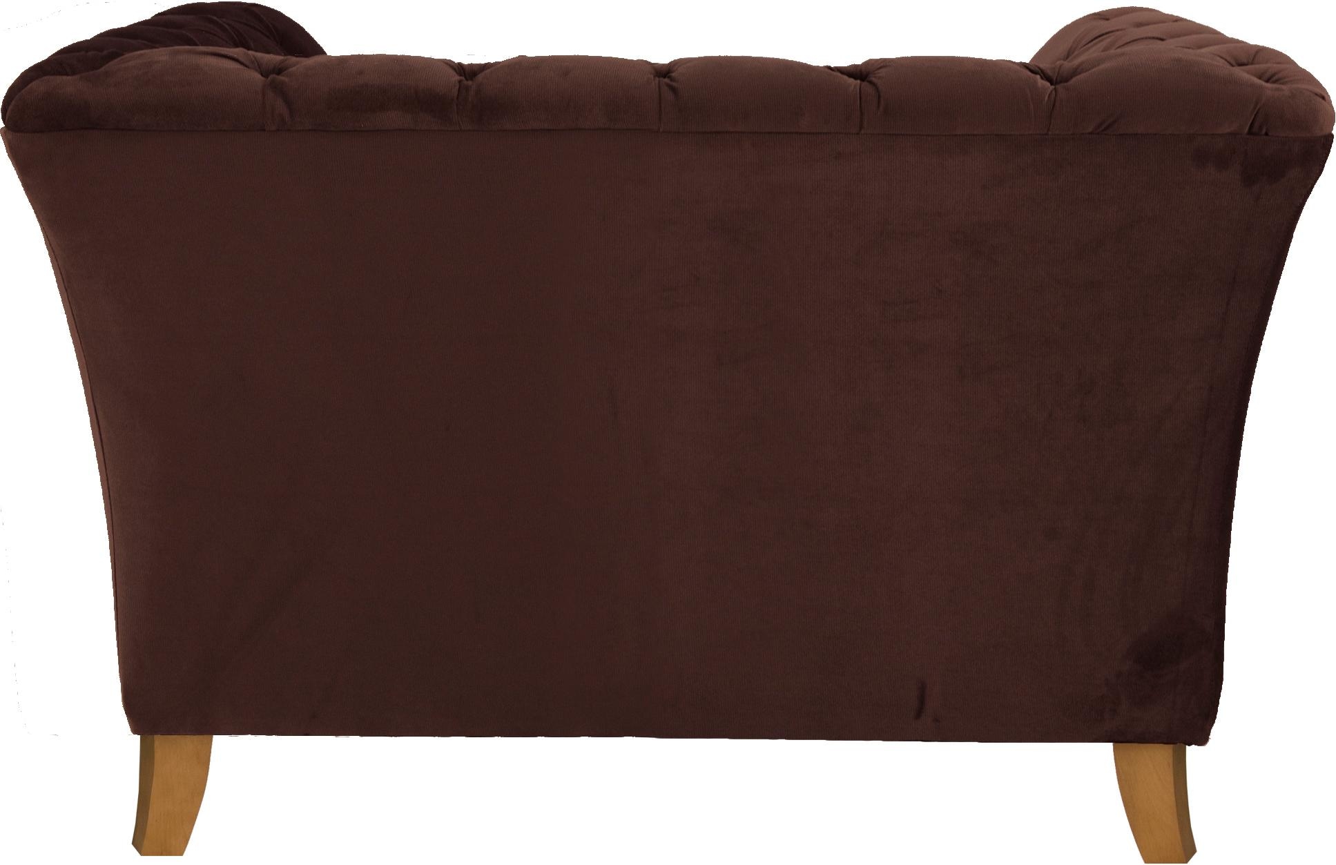 Home affaire Sessel »Newport modernes Chesterfield«, mit Knopfheftung im Rücken, Keder und feinen Armlehnen
