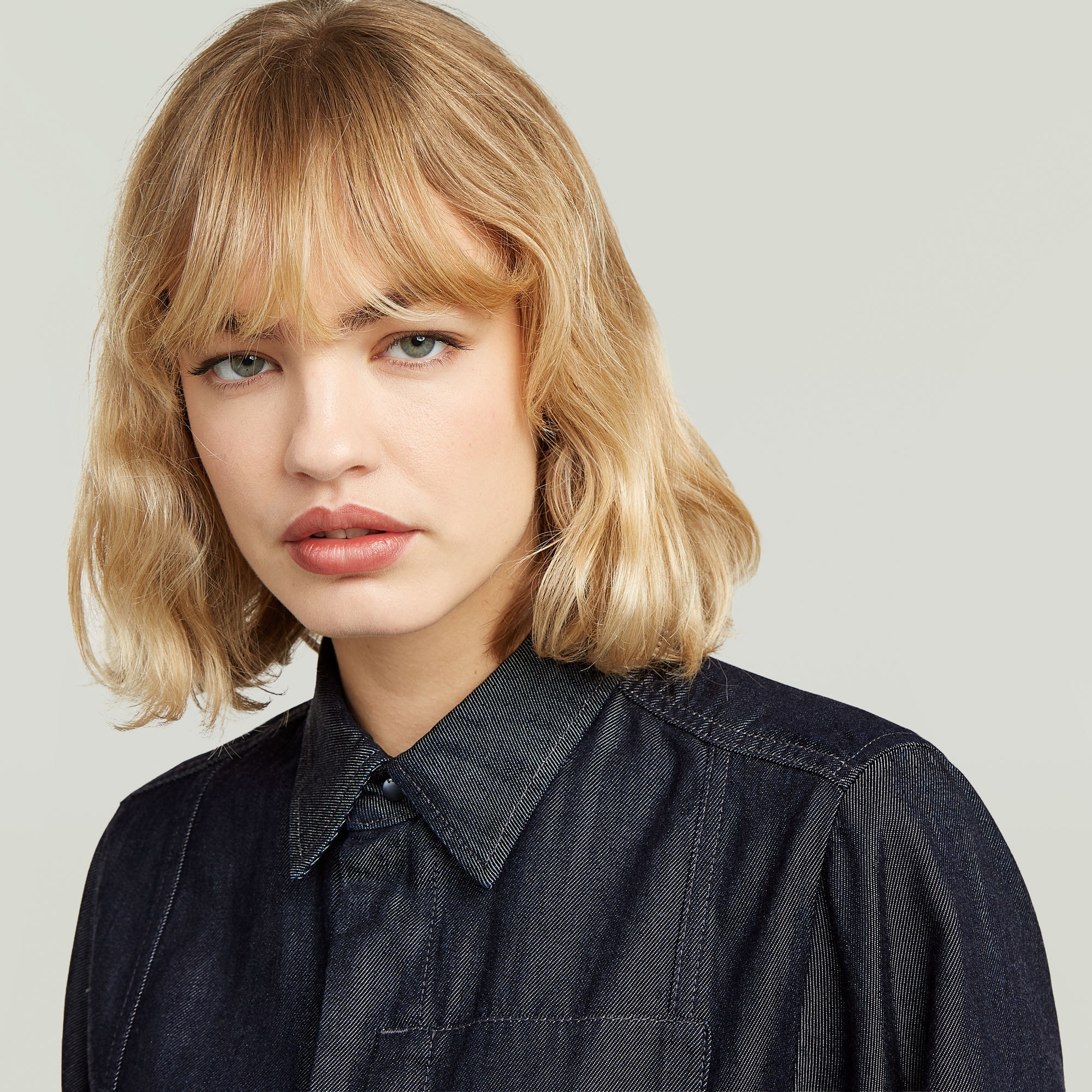 G-STAR Jumpsuit »JMP Regular« mit Hemd-Details, Denim-Look, Regular Fit