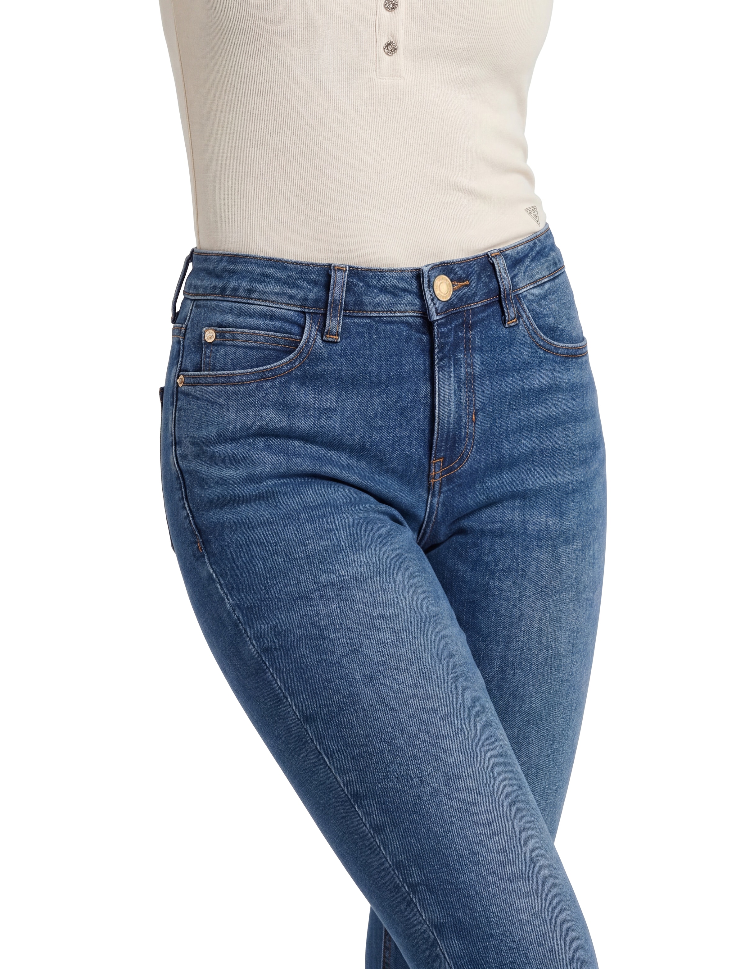 Guess Skinny-fit-Jeans »CURVE X« aus Stretch-Denim, mittlere Taille
