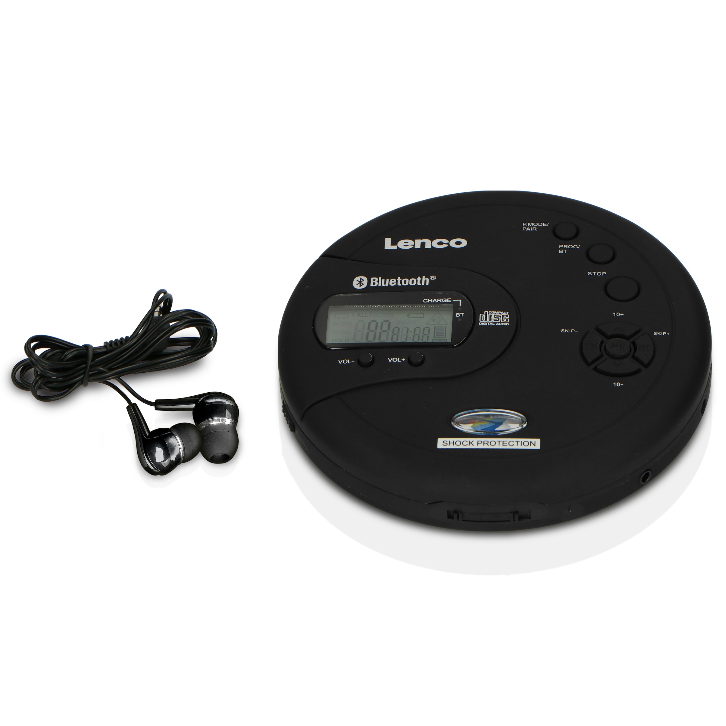 Lenco CD-Radiorecorder, (Bluetooth), | Lieferumfang-Bluetooth-Anti-Shock Ohrhörer im UNIVERSAL im online bestellen (2x) Lieferumfang-Akkus