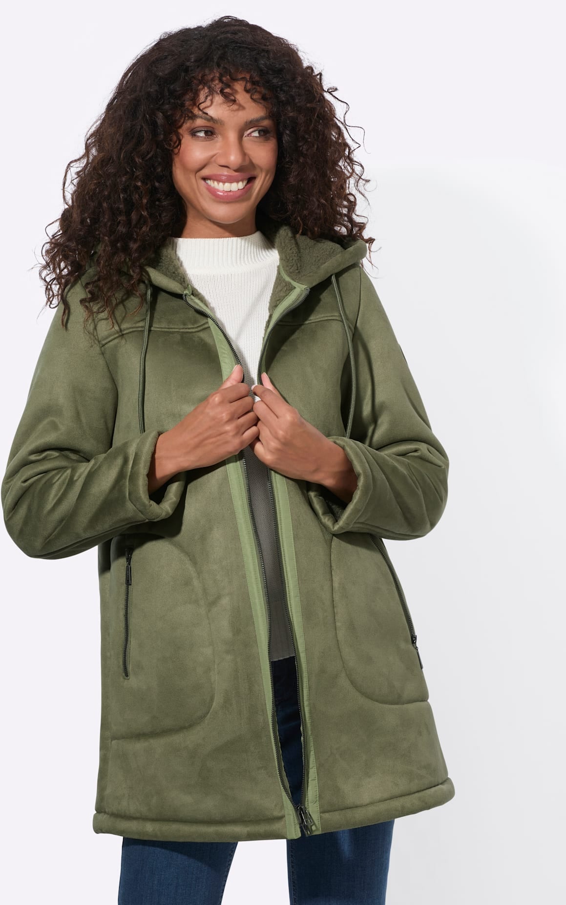 Casual Looks Outdoorjacke mit Kapuze