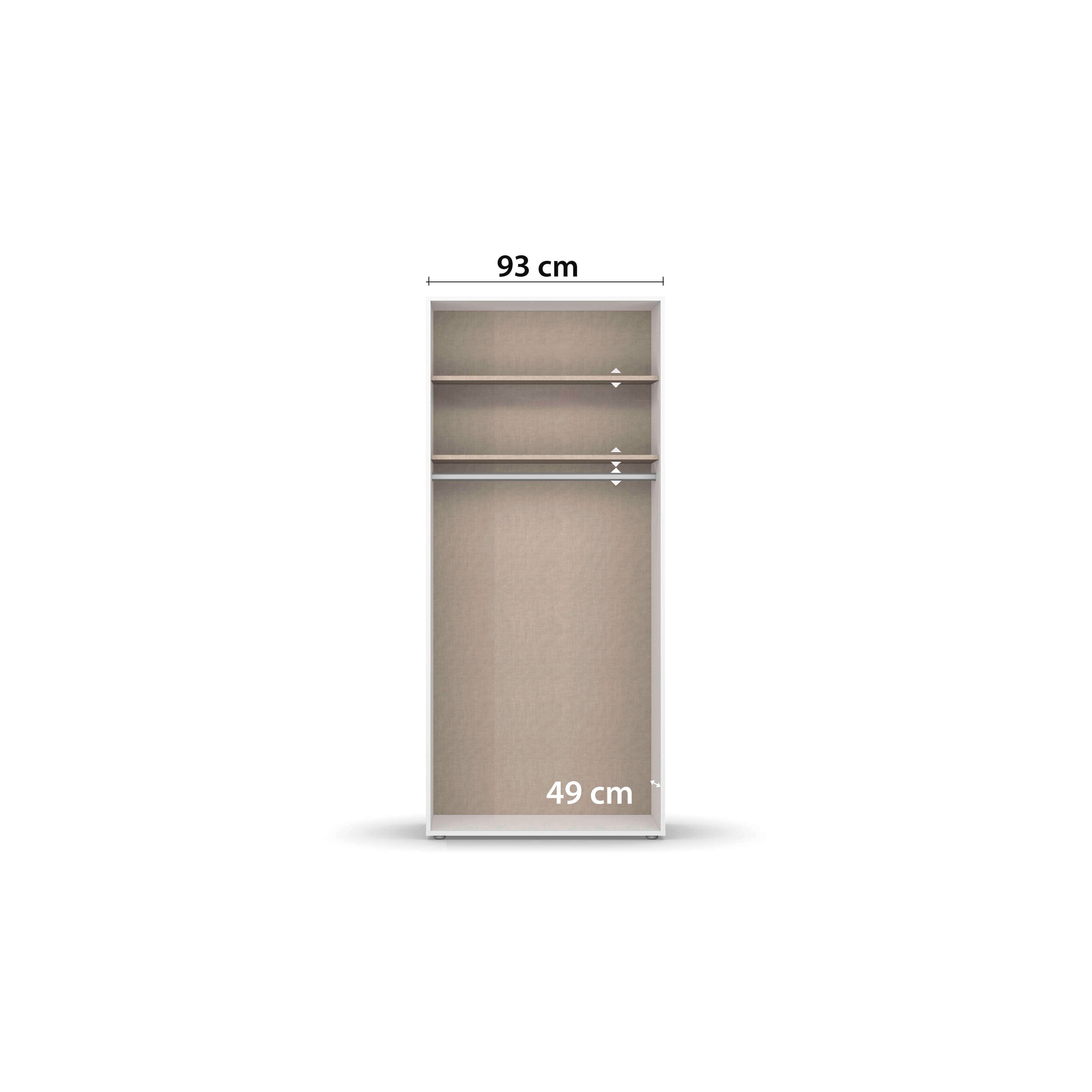 INOSIGN BY RAUCH Kleiderschrank »Kleiderschrank Schrank Garderobe Schlafzimmer Stauraum PAULLY«, (mit 3 Griff-Varianten), OTTOS CHOICE 3 Griffvarianten MADE IN GERMANY