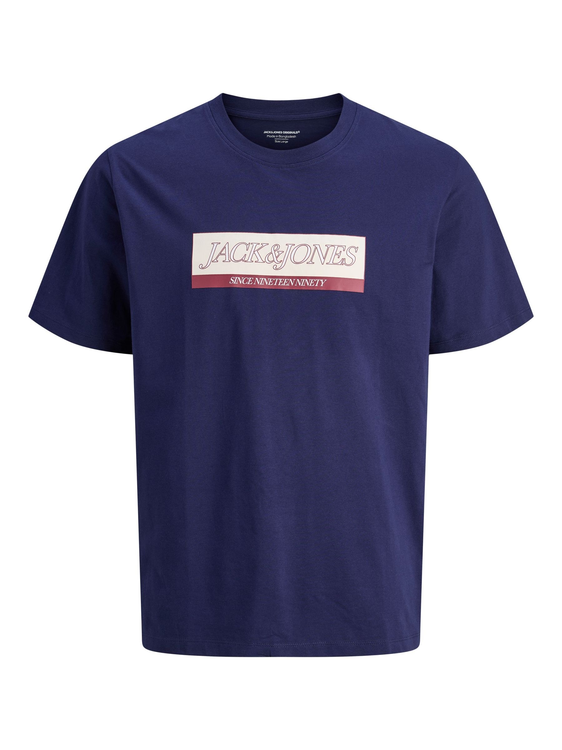 Jack & Jones Junior T-Shirt »JORINWOOD BLOCK BRAND TEE SS CN NOOS JNR«
