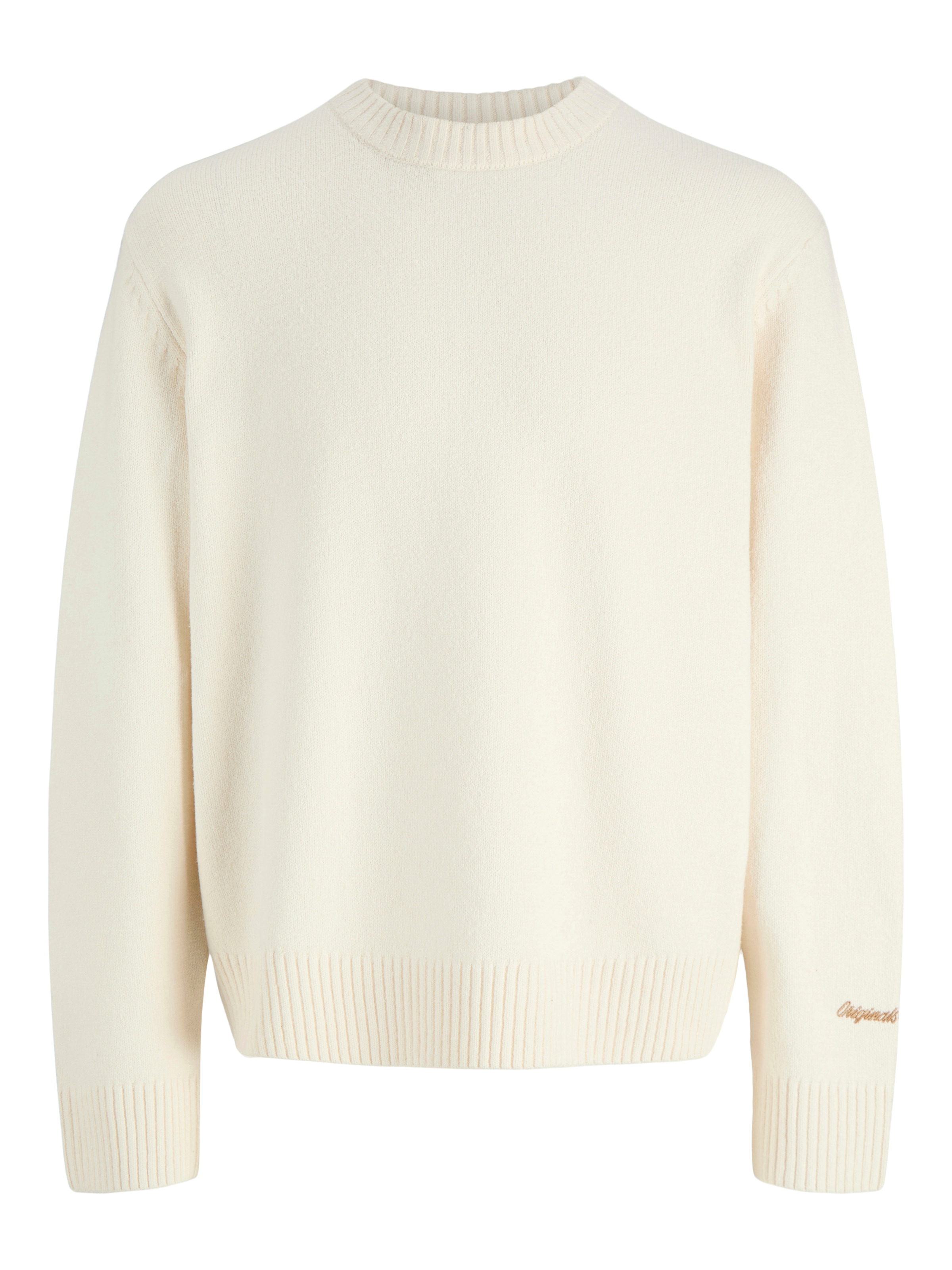 Jack & Jones Rundhalspullover »JORNORREBRO KNIT CREW NECK SN« Baumwollmischung, locker geschnitten