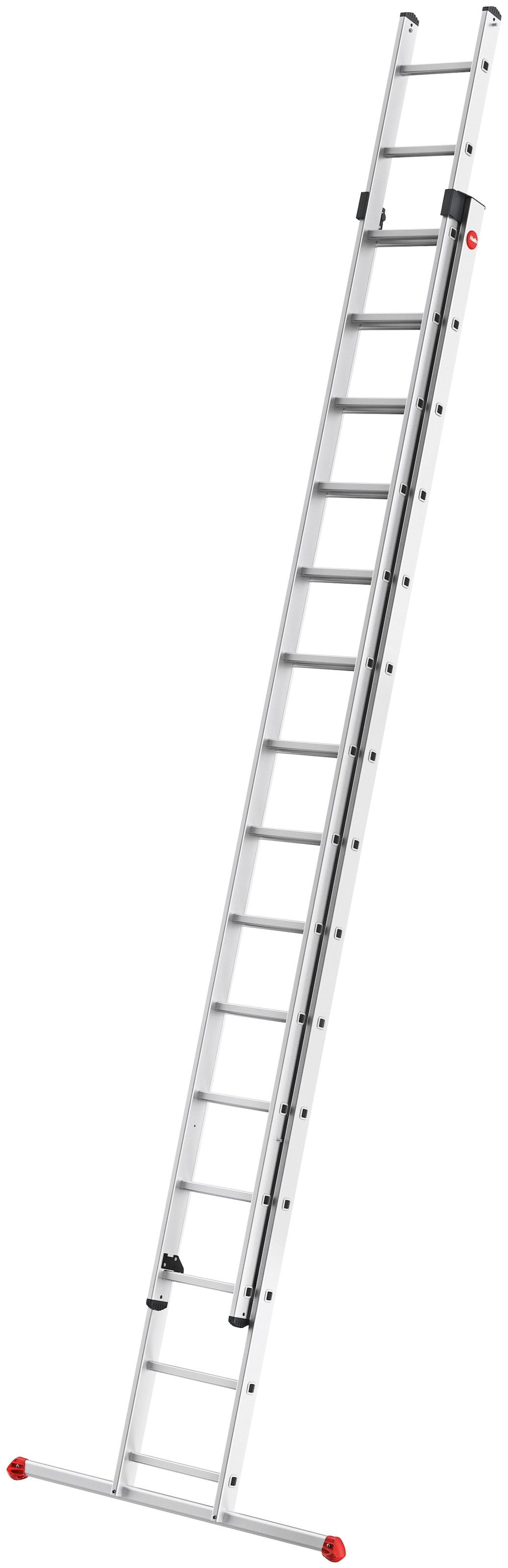 Hailo Anlegeleiter »S80 ProfiStep duo«, Aluminium-Schiebeleiter 2-teilig 2x15 Sprossen