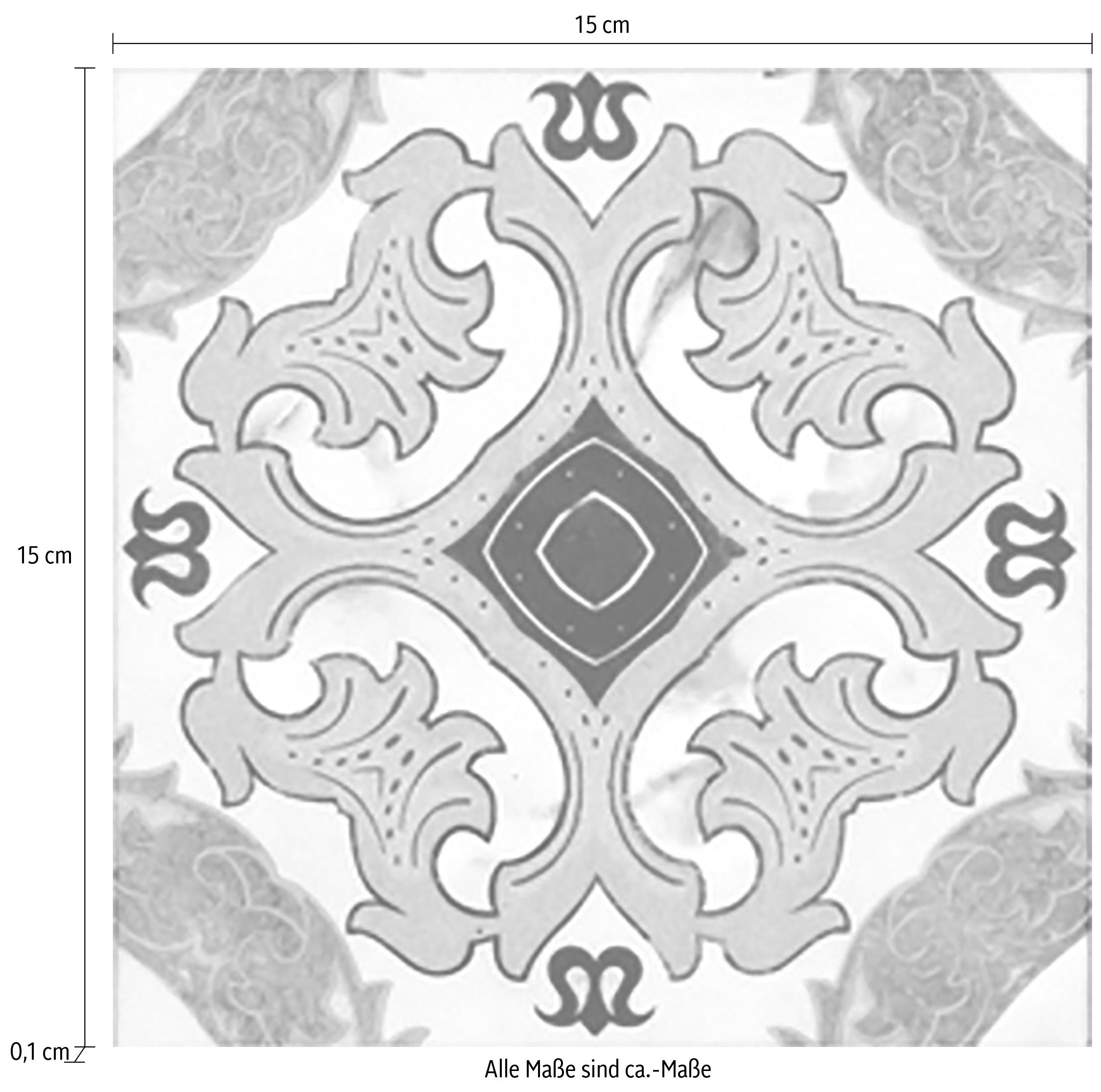 queence Fliesenaufkleber »Mosaik Muster« Stickerfliesen, selbstklebend, Sticker, 12er Set