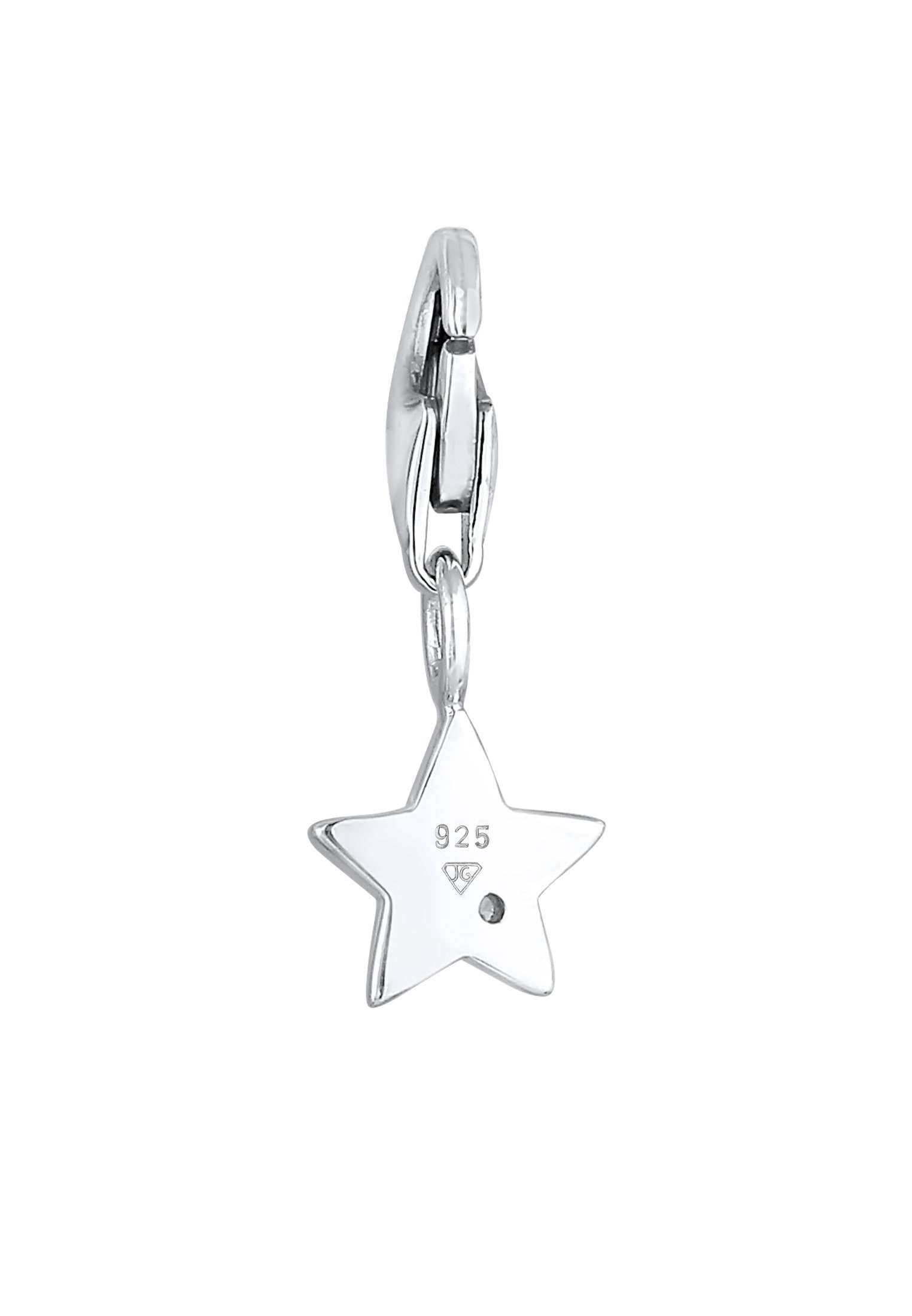 Nenalina Charm-Einhänger »Charm Stern Star Astro Himmlisch 925 Silber«