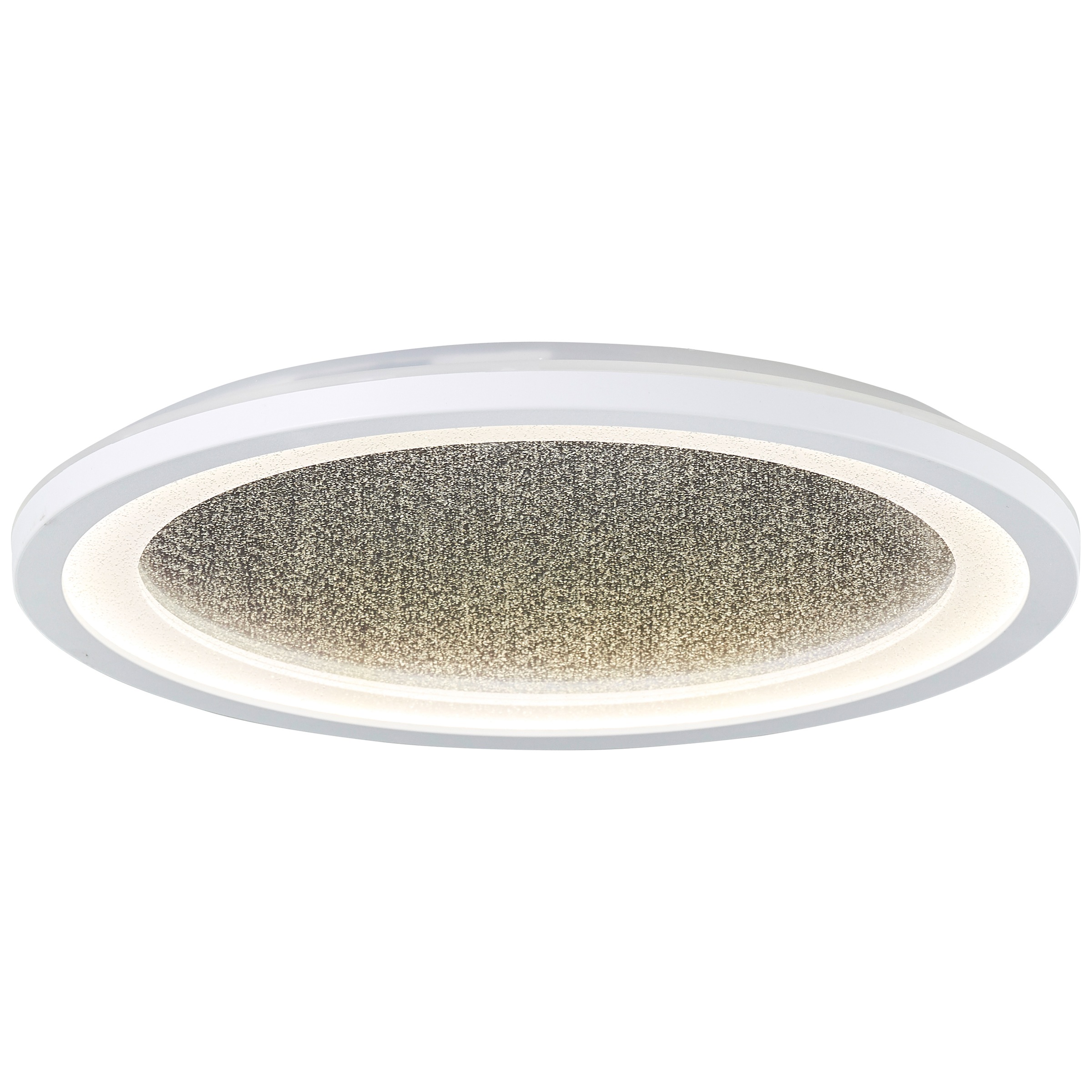 BreLight LED Deckenleuchte »Tanida« 1 Stk. Neutralweiß LED-Deckenlampe mit Glitzereffekt, 22 W, 2200 lm, 4000 K, weiß