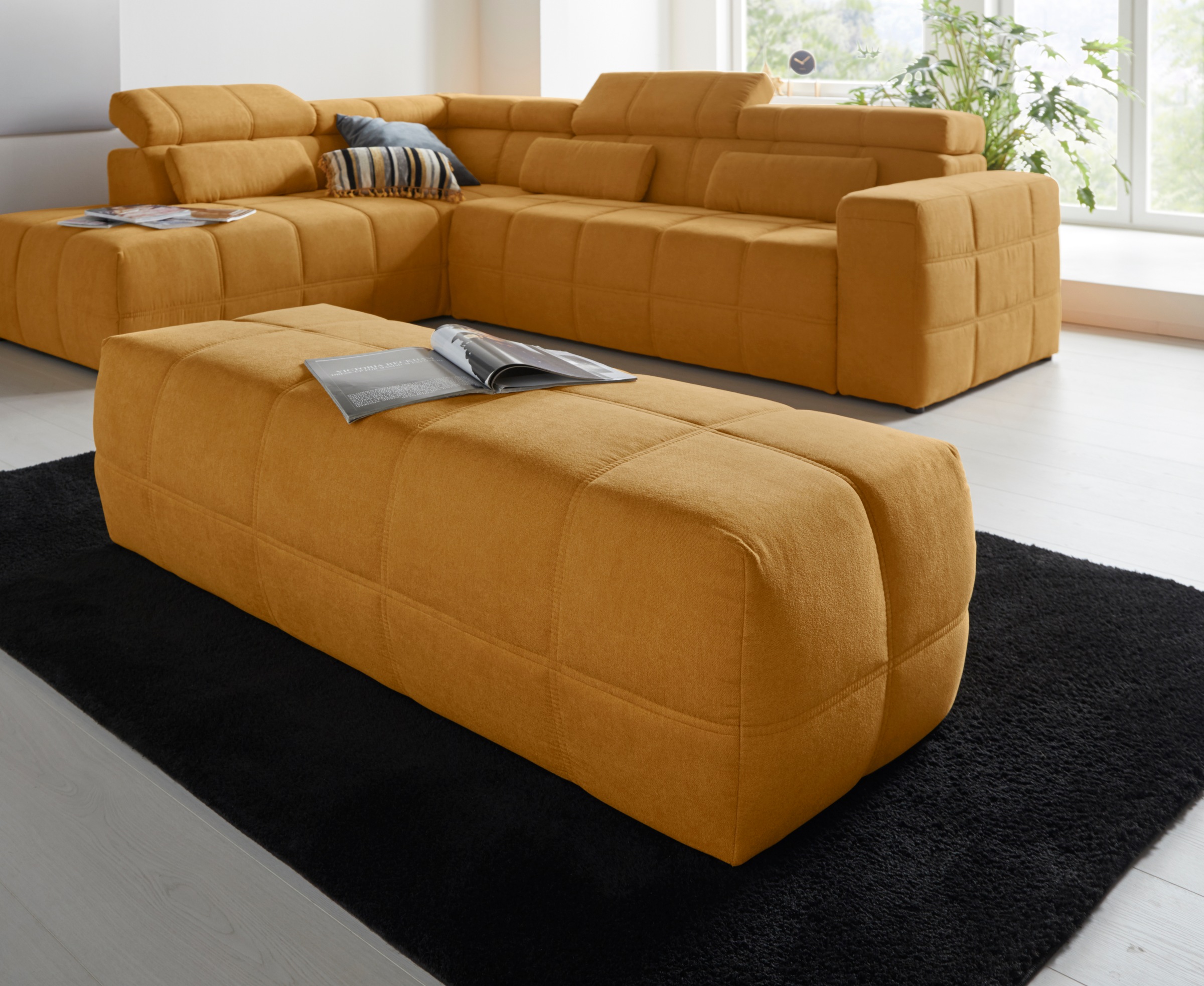 DOMO collection Hocker »Brandon«, große Ausführung passend zu "Brandon"