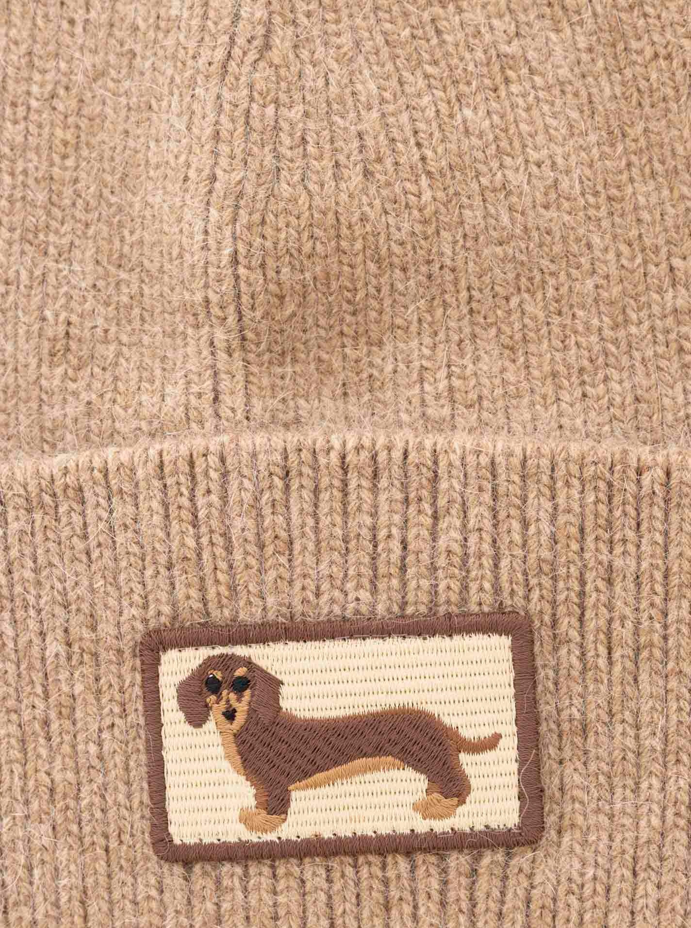 Zwillingsherz Beanie »"Dog Patch"« mit süßem Dackelmotiv und Wollanteil