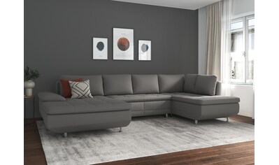 sit&more Wohnlandschaft »Adelaide«, mit Mega-Recamiere, wahlweise mit Bettfunktion und... kaufen sit&more Wohnlandschaft »Adelaide«, mit Mega-Recamiere, wahlweise mit Bettfunktion und... kaufen