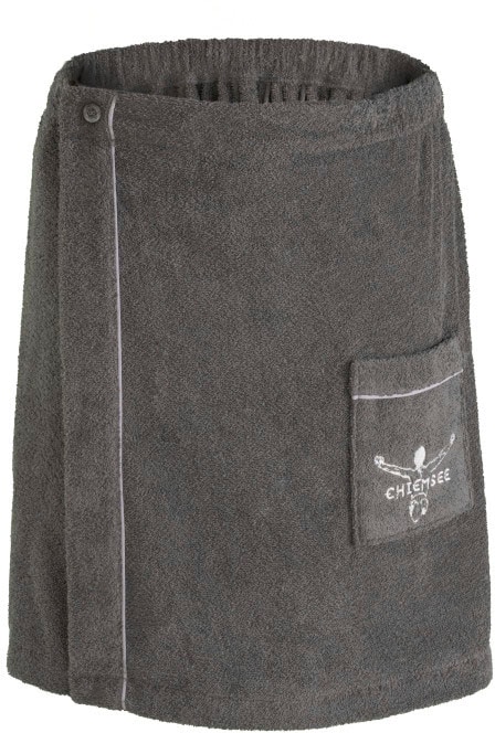 Chiemsee Kilt »Chiemsee Herren Saunakilt Venice, ideal für Sauna & Spa«, (1 St.), Logostickerei auf der Tasche
