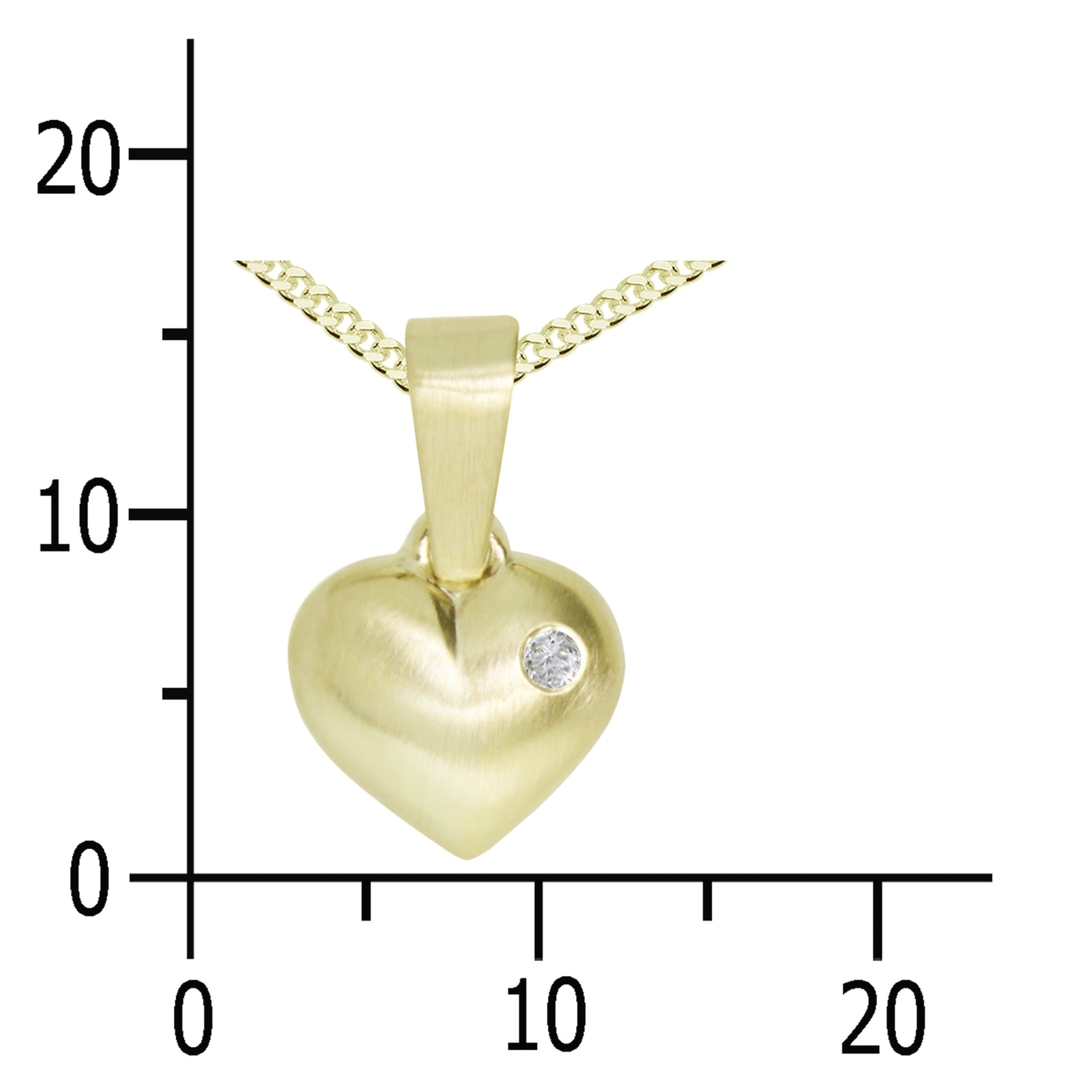 OSTSEE-SCHMUCK Kette und Anhänger Set »- Herz - Gold 333/000 - ,« ()