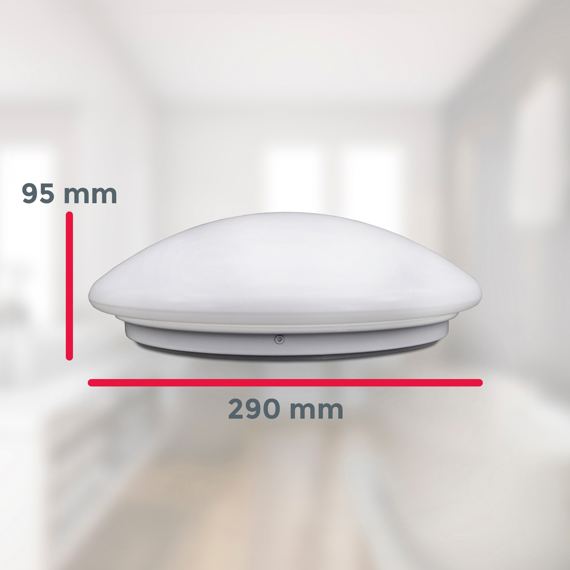 B.K.Licht LED Deckenleuchte »BK_DL1084 LED-Deckenlampe Bad, 12W, 4.000K Neutralweißes Licht«, 1 flammig, Leuchtmittel LED-Modul | LED fest integriert, 1.200 Lumen, IP44 Spritzwasserschutz, LED-Badlampe Ø29cm