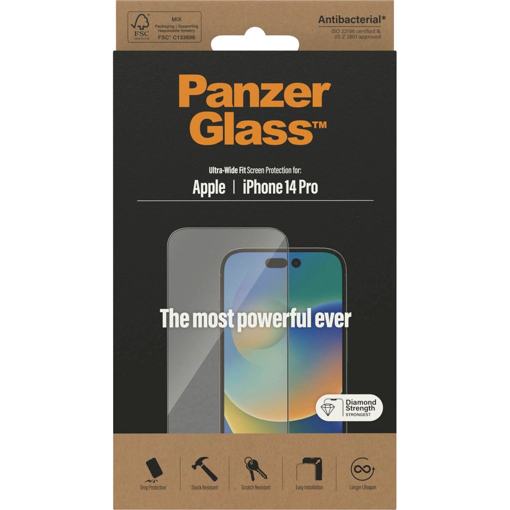 PanzerGlass Displayschutzglas »iPhone 14 Pro Ultrawide AB«
