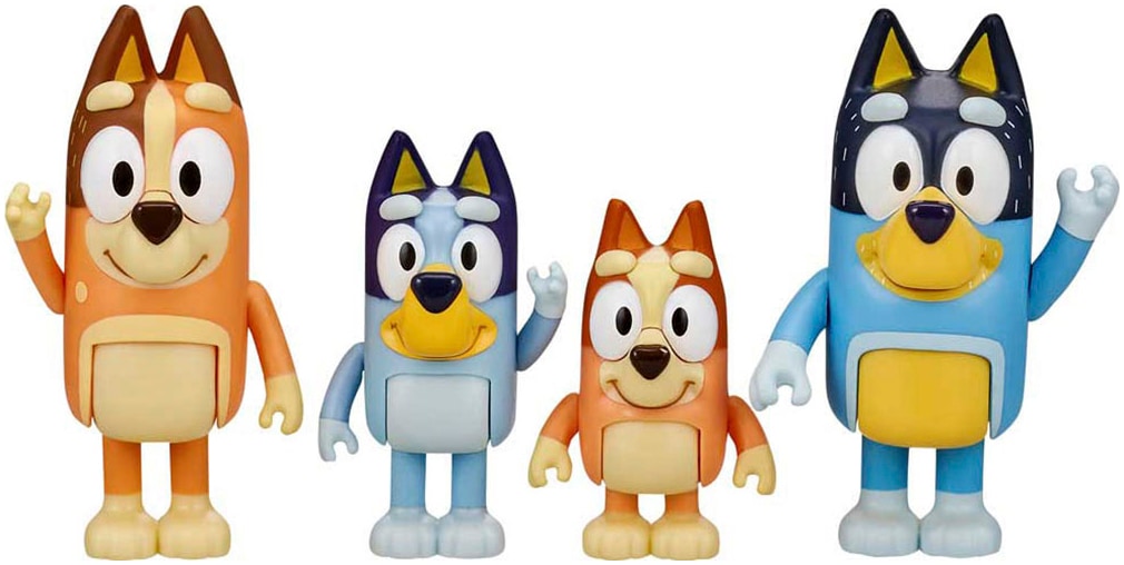 Moose Spielfigur »Bluey & Familie 4er Pack«