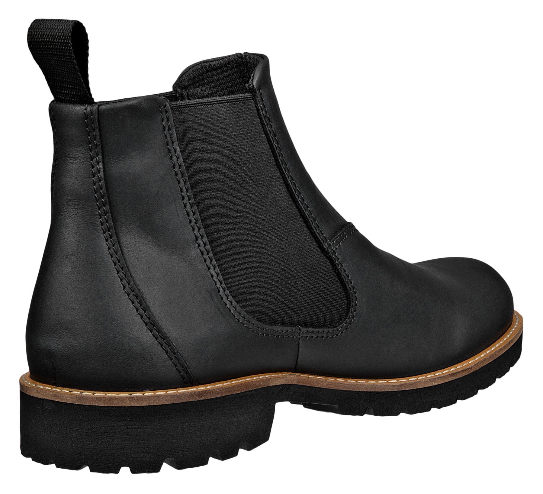 Ecco Chelseaboots »Jamestown«  Schlupfboots, Stiefelette, Business-Boots mit Stretcheinsätze
