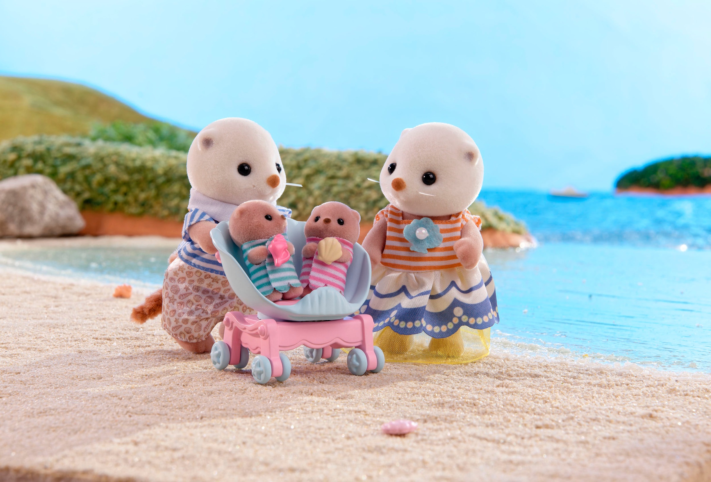 Sylvanian Families Spielfigur »Sylvanian Families Seeotter Familie (5803)«