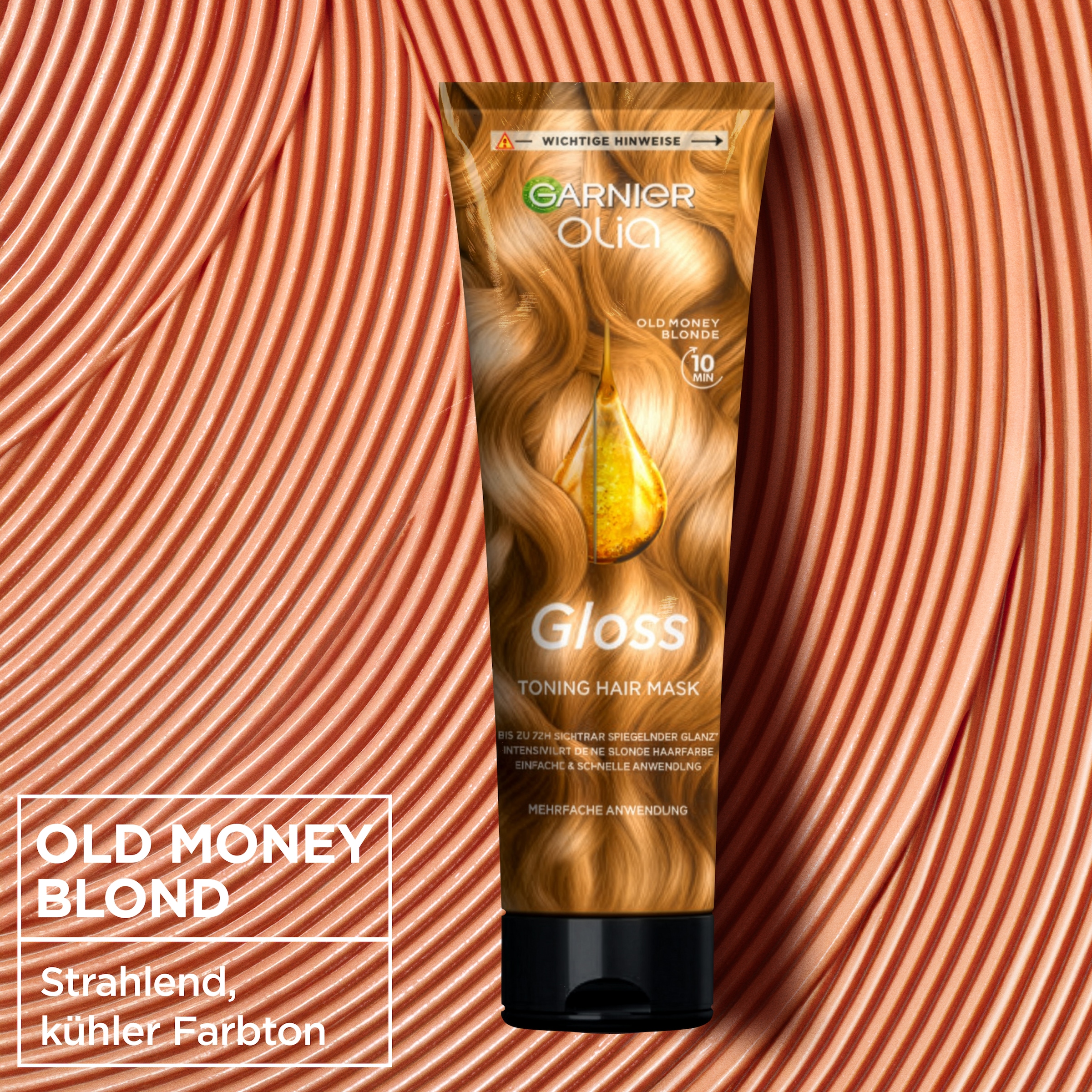 GARNIER Coloration »Garnier Olia Gloss Tinted Hair Mask« für getöntes Haar, mit Tocopherol
