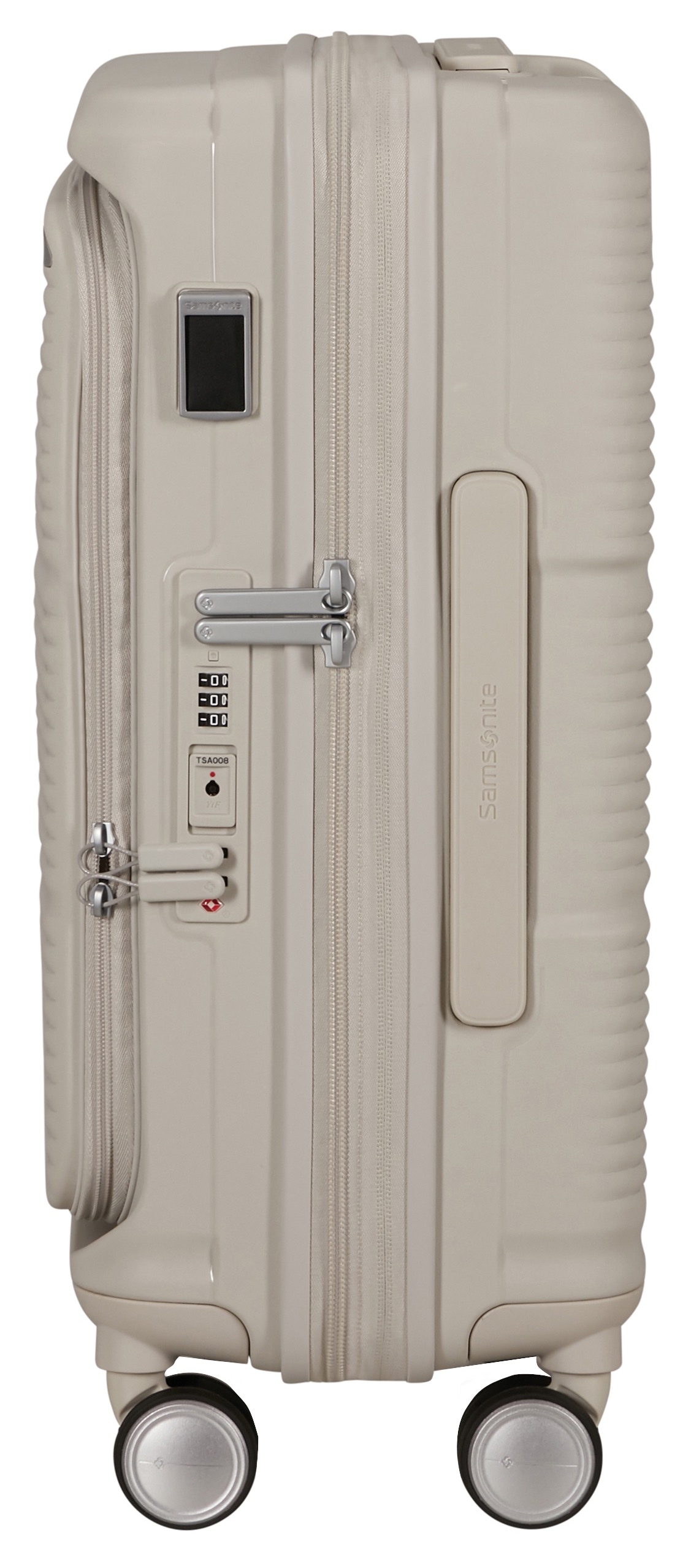 Samsonite Hartschalen-Trolley »PARALUX, verschiedene Größen und Farben« 40 l 4 Rollen Reisegepäck mit Frontfach Packwürfel Trennpolster